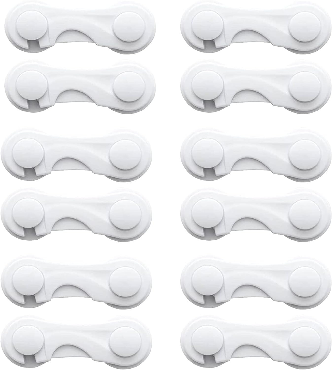 Cabinet Locks for Babies,Child Proof Cabinet Latches,12 Pack Child Proof Cabinet Latches.Child Locks for Cabinets,Drawer,Closet, Fridge,Wardrobe,Cupboard.