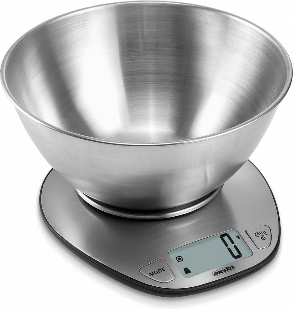Adler Kitchen Scale with Bowl MS 3152, Stainless Steel, Multicolour, One Size image number 1