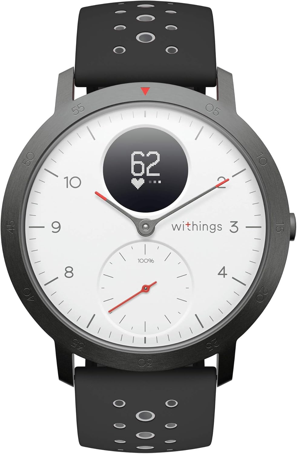 Withings Steel HR Sport (40Mm White) - Multi-Sport Hybrid Smartwatch, Unisex-Adult image number 2