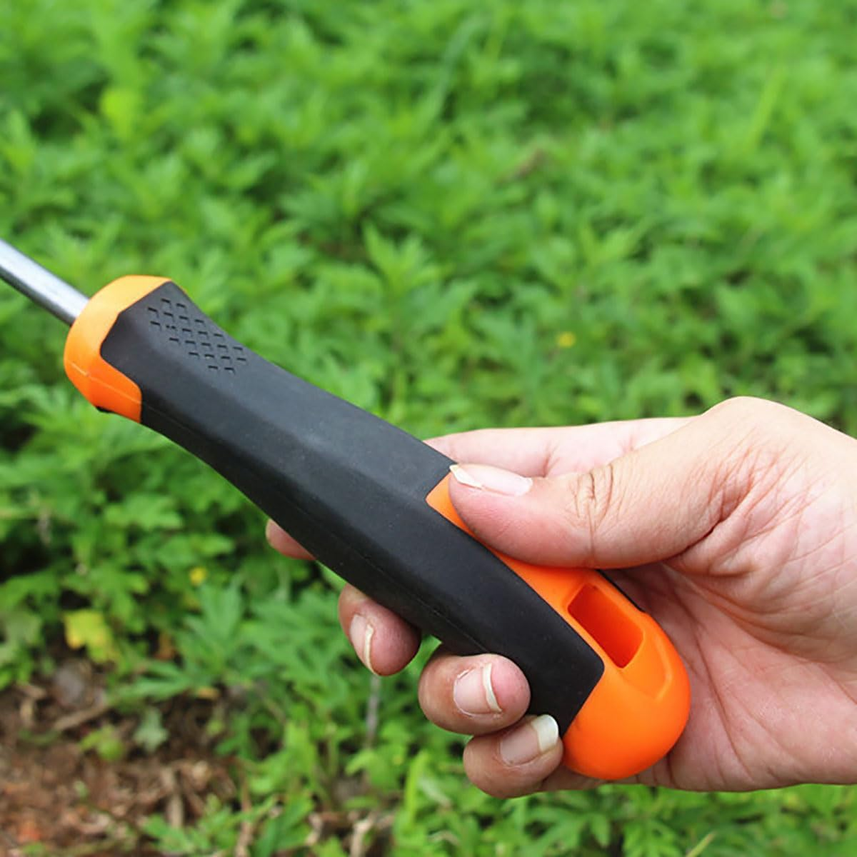 Weeding Tool,Gardening Hand Weeder Tools 4 Claw Gardening Hand Weeder Tool Weeding Artifact Uprooting Weeding Tool for Yard and Garden image number 3