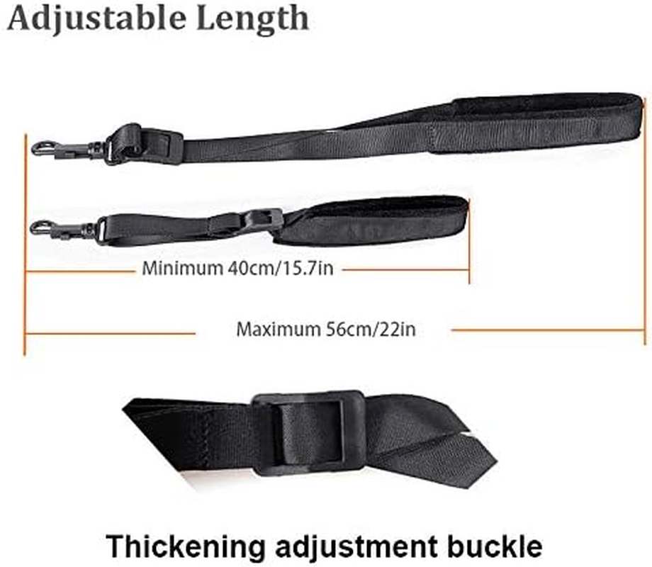 Morneve Saxophone Neck Strap Soft Padded Sax Strap for Alto Tenor Saxophone Baritone Soprano Clarinet Horn Music Thick Swivel Sheepskin Suede Villus Snap Hook Men Women Kids