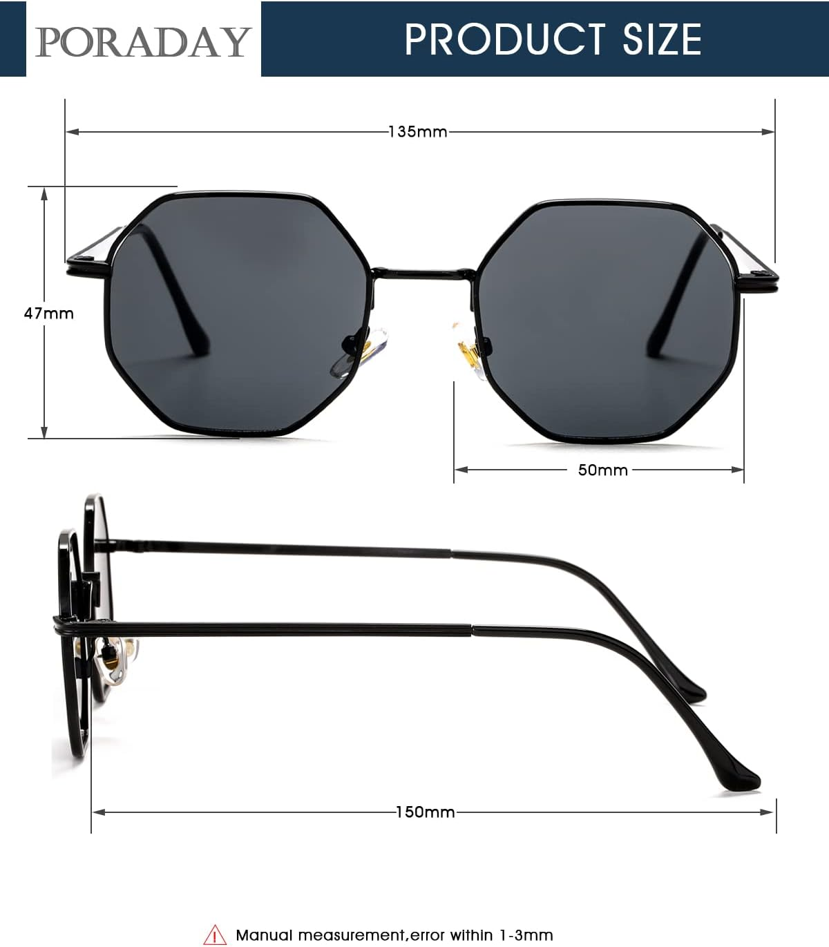 Vintage round Polarized Sunglasses for Women Classic Retro Designer Style image number 5