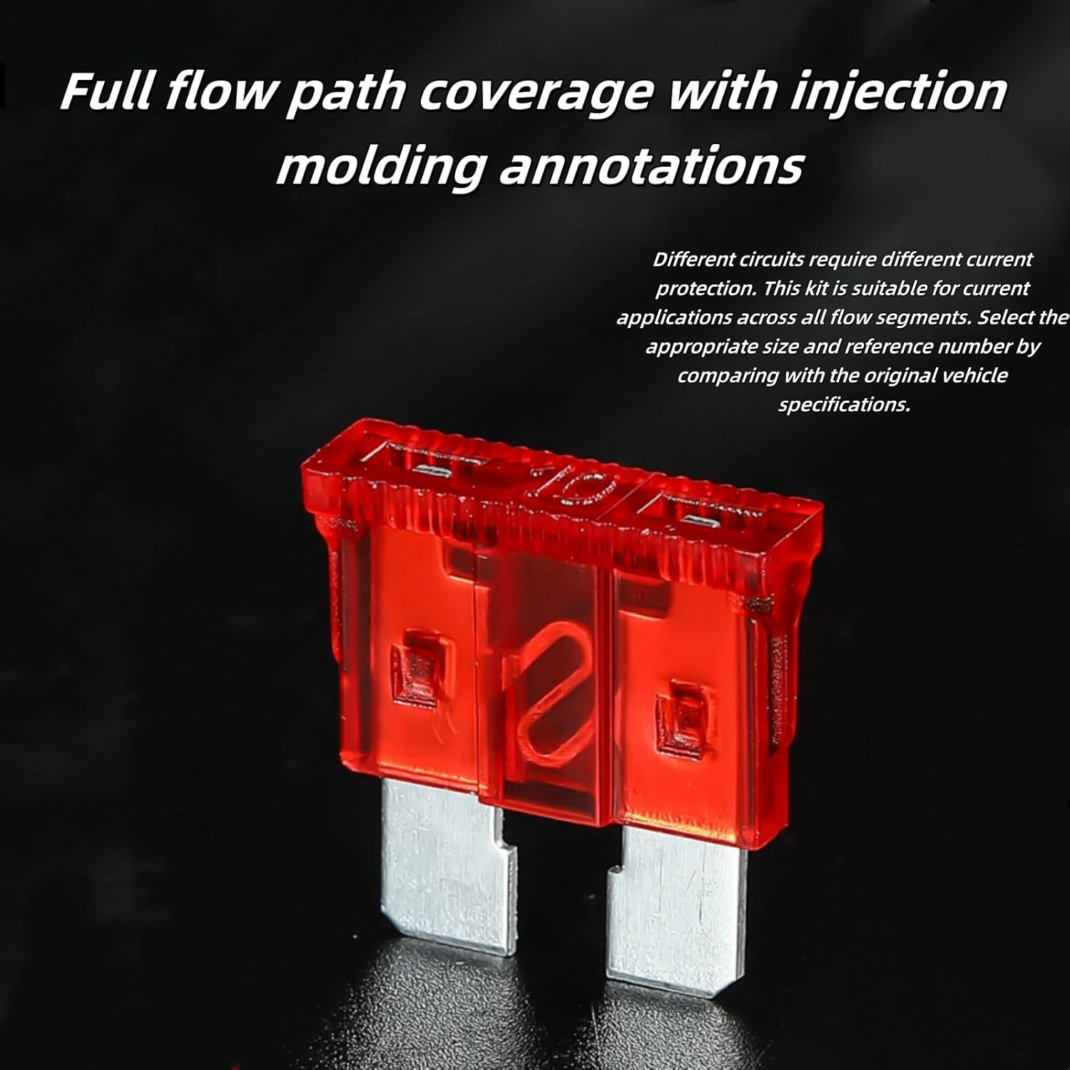 Luojinluoda 120Pcs Blade Fuses Assortment 5 7.5 10 15 20 25 30 AMP Standard Mini ATM/APM Automotive Fuses for Car Truck Boat Vehicle Electrical System Protection image number 1