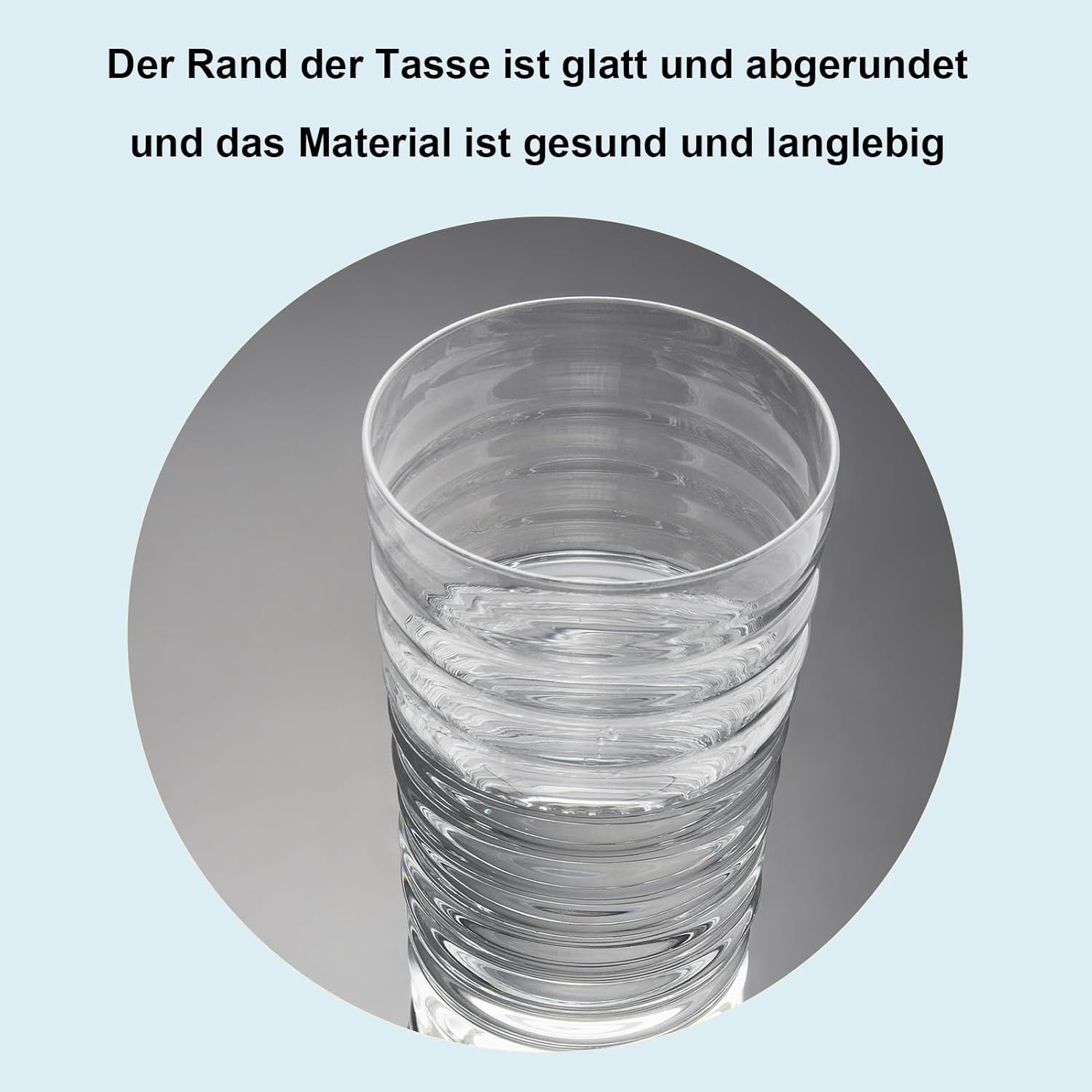 Henrrida Stackable Camping Cup Drinking Cup Set of 5, 450 Ml Plastic Cups Reusable for Camping Garden, Party, Outdoor, Home Party Drop-Proof, Dishwasher Safe 15 Oz (Colour) image number 2