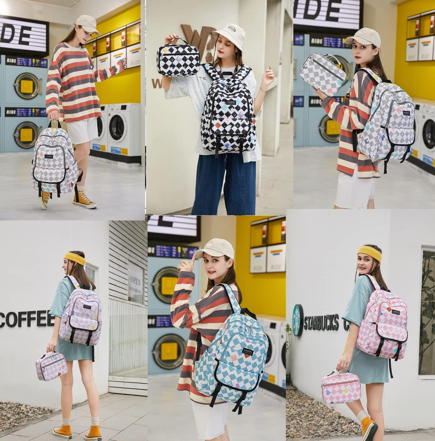 Backpack for Girls Boys Kids School Bag for Elementary Middle Bookbag Lightweight Casual Back Pack for Teens