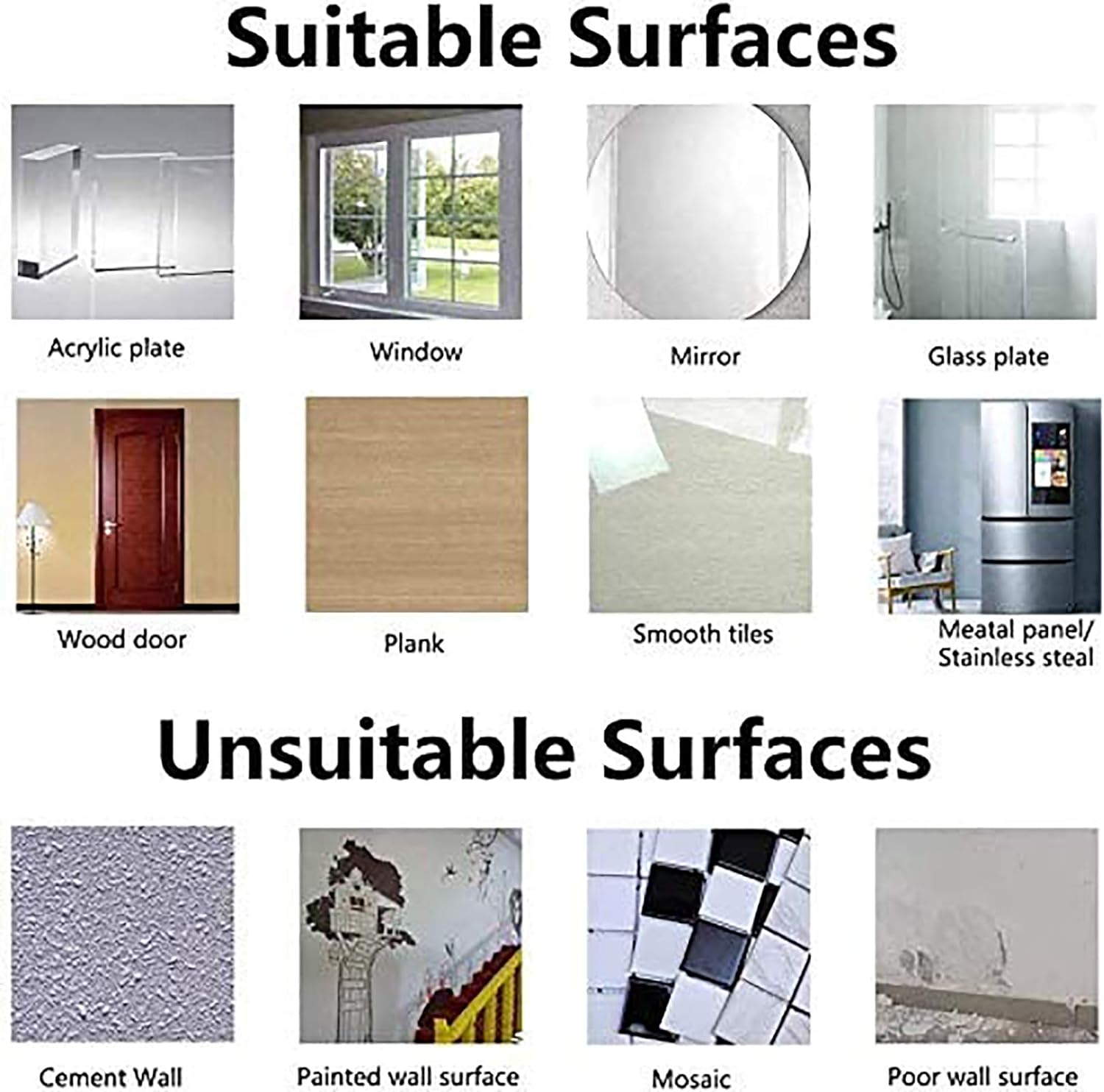 Vilihkc 40Pcs Double Sided Adhesive Hooks Wall Hooks for Hanging,Self Adhesive Hooks for Bathroom Kitchen Office Hanging(20Set) image number 5