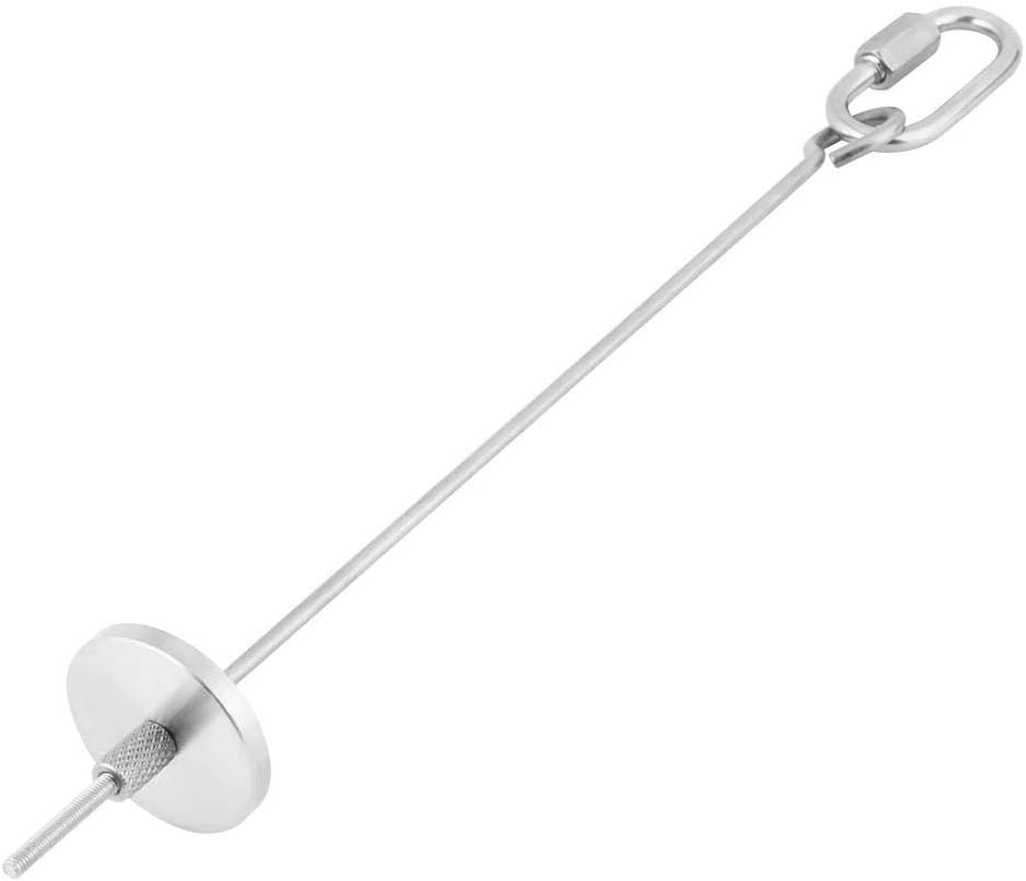 BOROCO Parrot Skewer Stainless Steel Totoro Bird Toy Food Hanging Bird Cage Accessories Feeder for Birds Parrots Budgies Vegetables and Foraging Toy (Large) image number 3