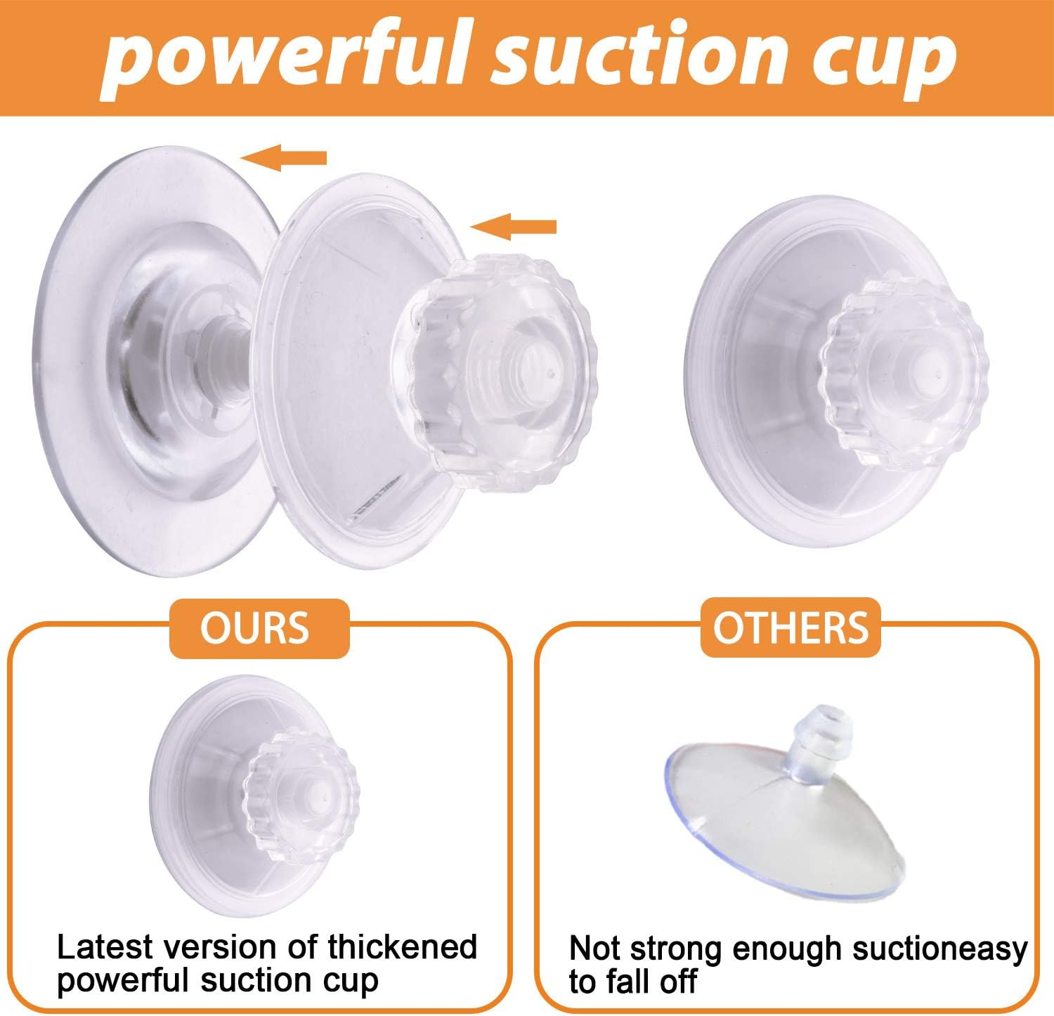 Extra Strong Suction Sups Window Bird Feeder with Drainage Holes. Windowsill Birdfeeders for Small Birds Only. LIANGPIN Acrylic Clear House Shape Design image number 2