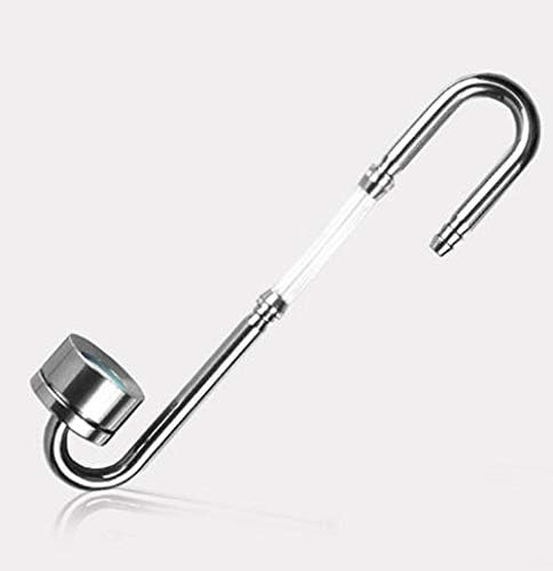 CO2 Stainless Steel Diffuser 4 PCS, CO2 Regulator & U Shape Tube & Check Valve & Suction Cup, DIY for Freshwater Fish Planted Aquarium Tank Aquatic Plants image number 2