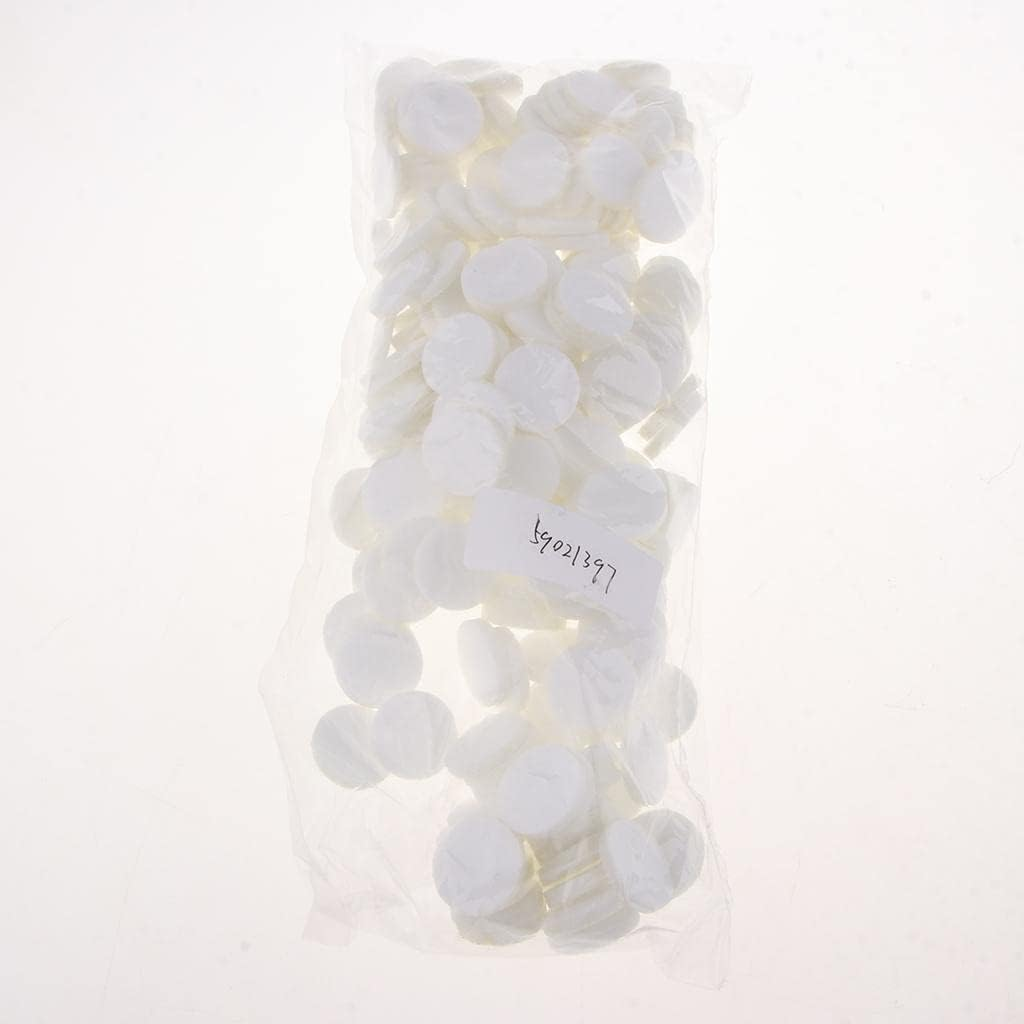 Msaheuto 200 Pcs Essential Locket Necklace Refill, White image number 1
