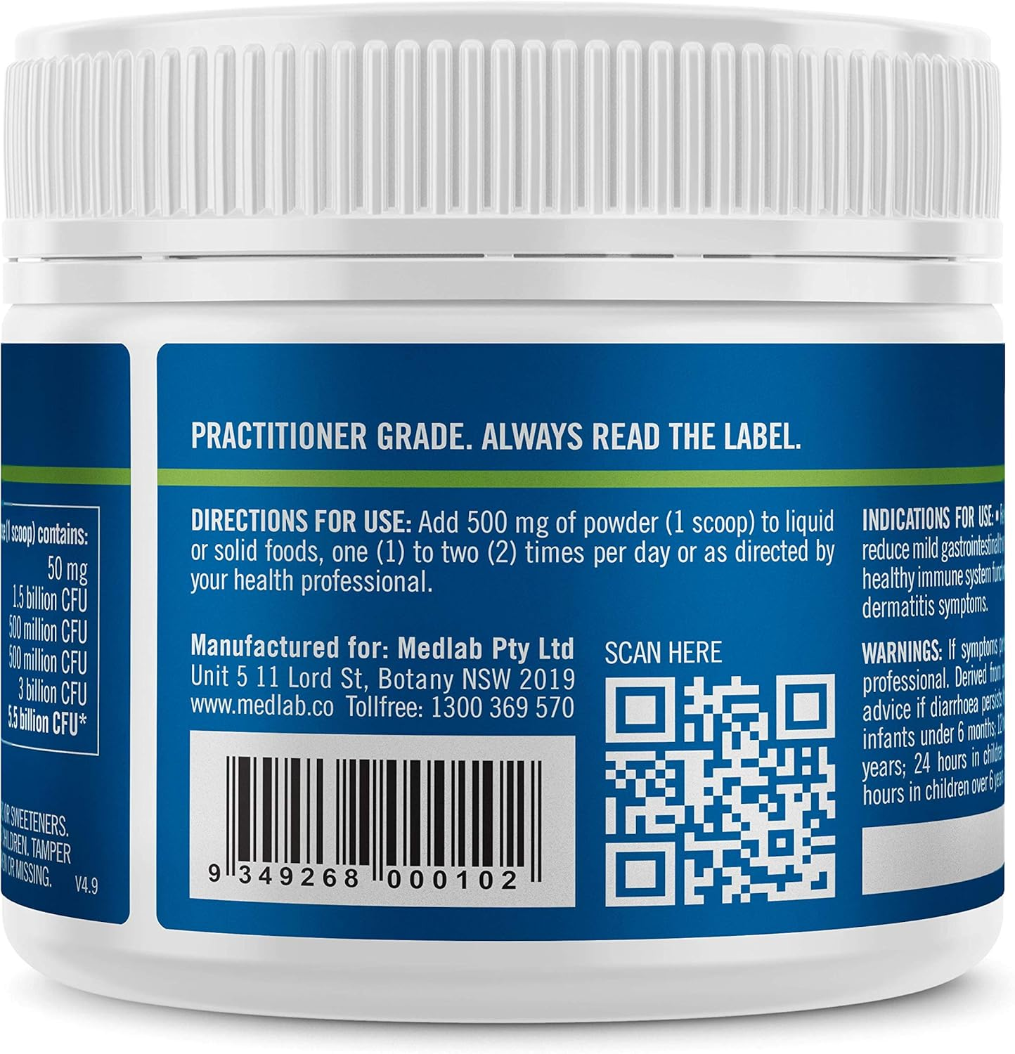 Medlab Biotic Jnr - 60G image number 1