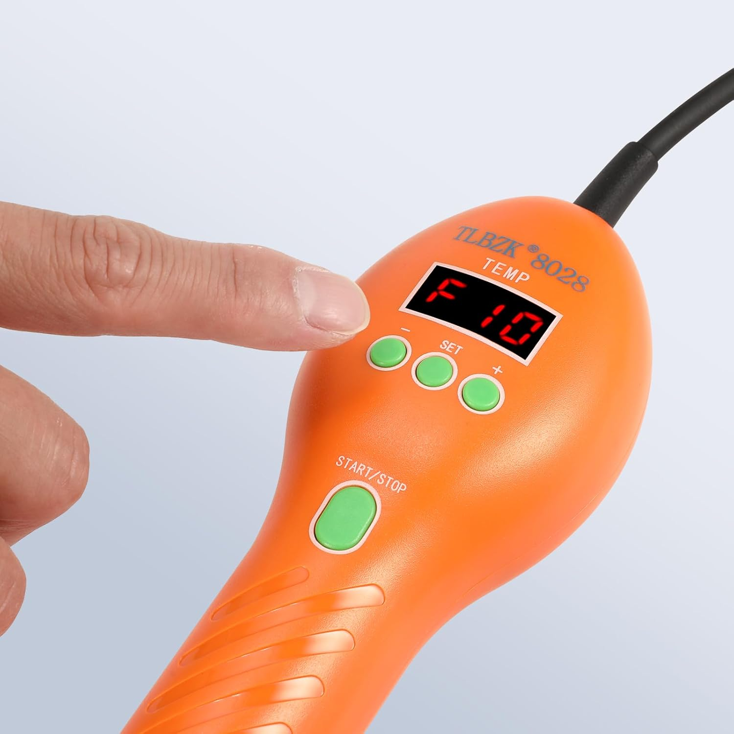 TLBZK 8028 Hot Air Rework Station, Portable SMD Rework Desoldering Digital Heat Gun with Nozzles, &deg;C/&deg;F Conversion image number 2