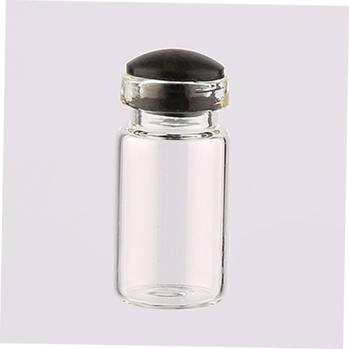 Ciieeo 150Pcs Mini Glass Jars Silicone Plug Small for DIY Wish Bottles for Message Weddings and Party Favors Random Color image number 4