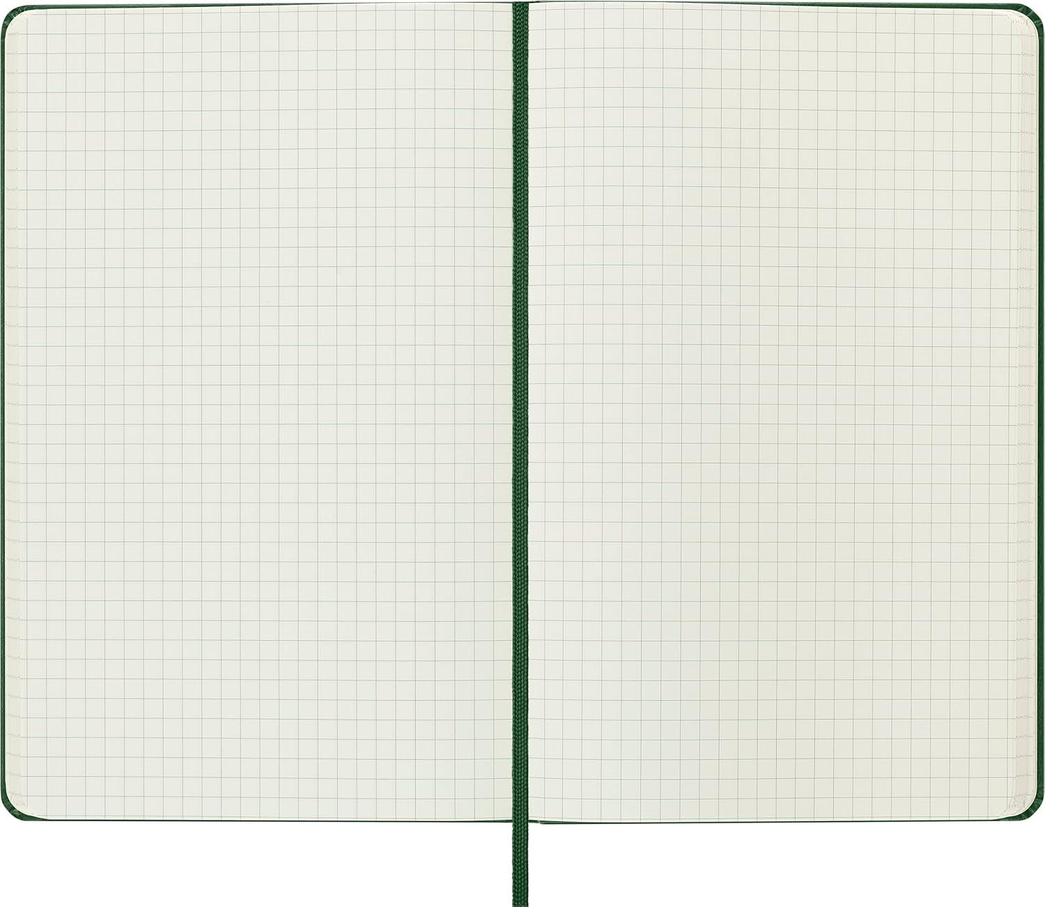 Moleskine - Classic Hard Cover Notebook - Grid - Large - Myrtle Green image number 3