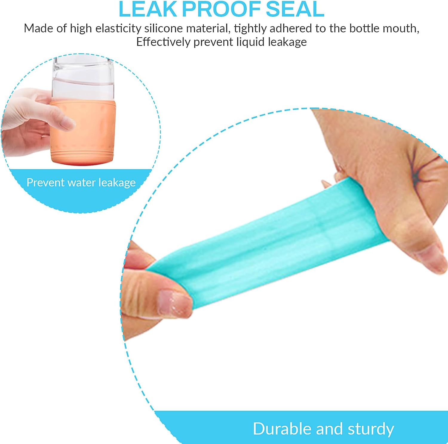 10 Pack Silicone Bottle Covers, Leak Proof Toiletry Skins Silicone Travel Bottle Covers for Liquids (Green)