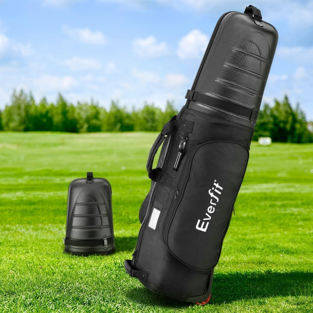 Everfit Golf Travel Bags for Airlines with Wheels Golf Clubs Hard Case Foldable image number 5