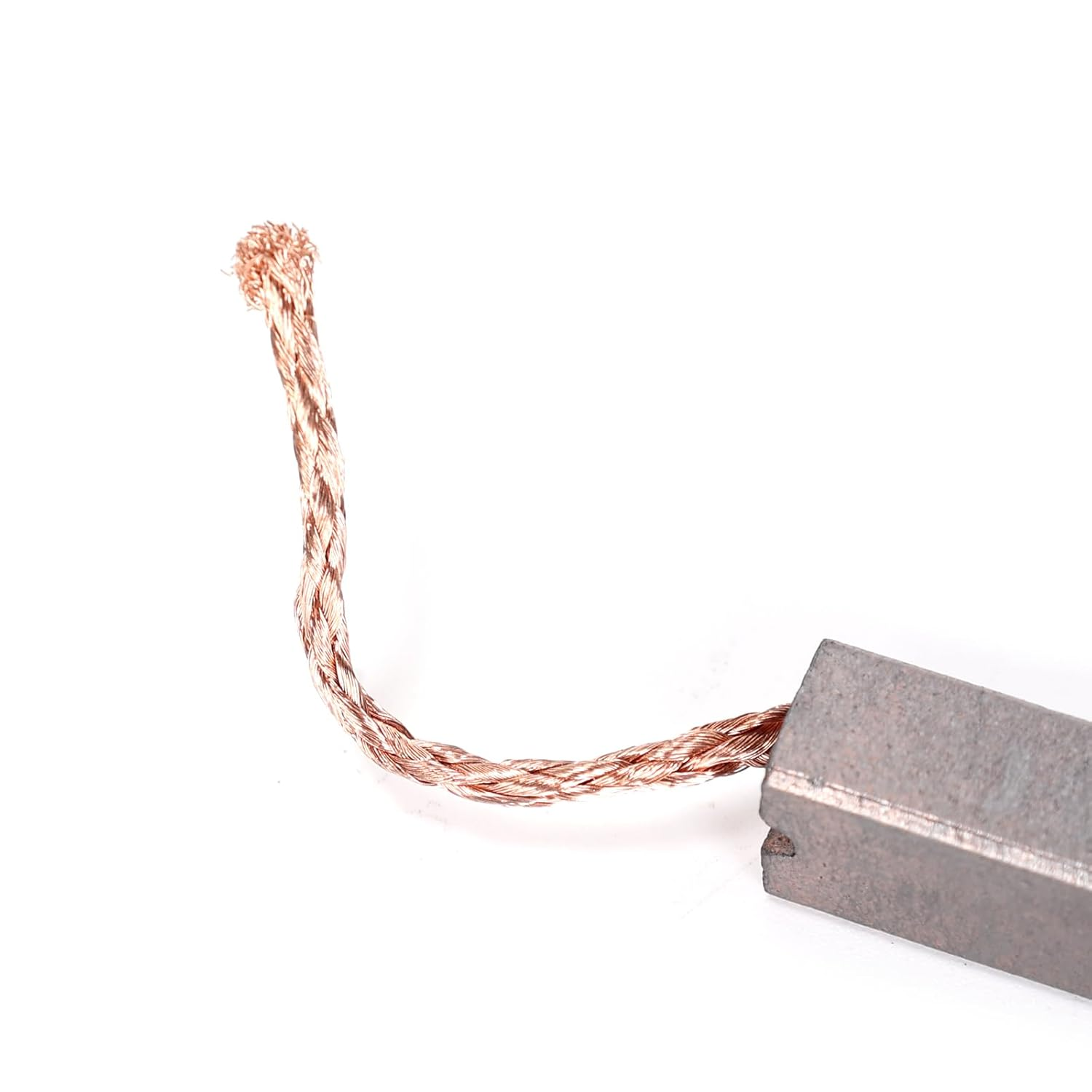 Ruimou 2Pcs Electric Motor Carbon Brushes (21.6 * 8 * 6.8Mm) Wire Length 35Mm for Fan Heater Blower Motor and Various Automotive Applications image number 1