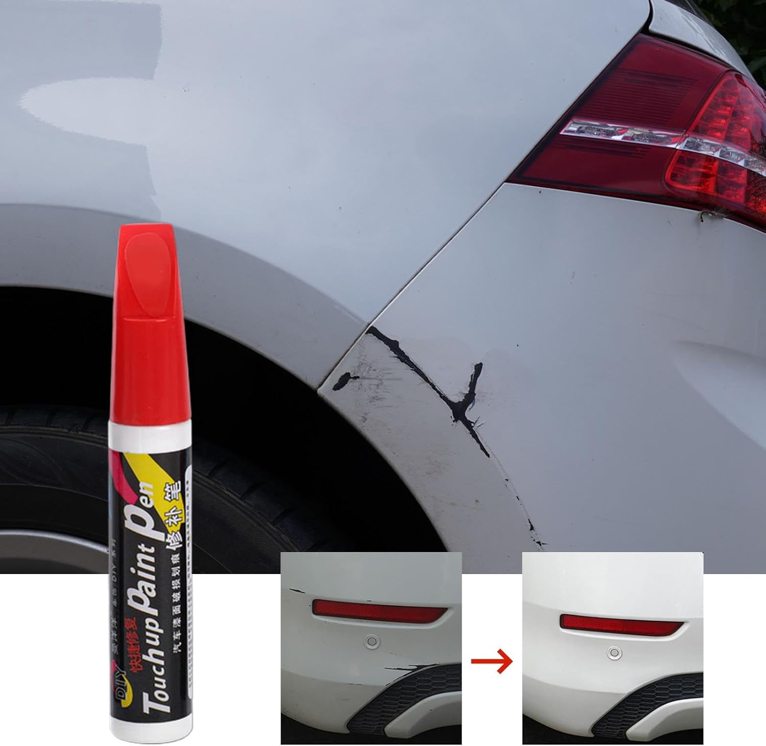 Paint Pen for Car &ndash; Vehicle Paint Repair Pen, Car Scratch Repair Pen, Car Paint Pen, Multifunctional Paint for Cars Paint Scratch Repair, Professional Automotive Painting Pen image number 6