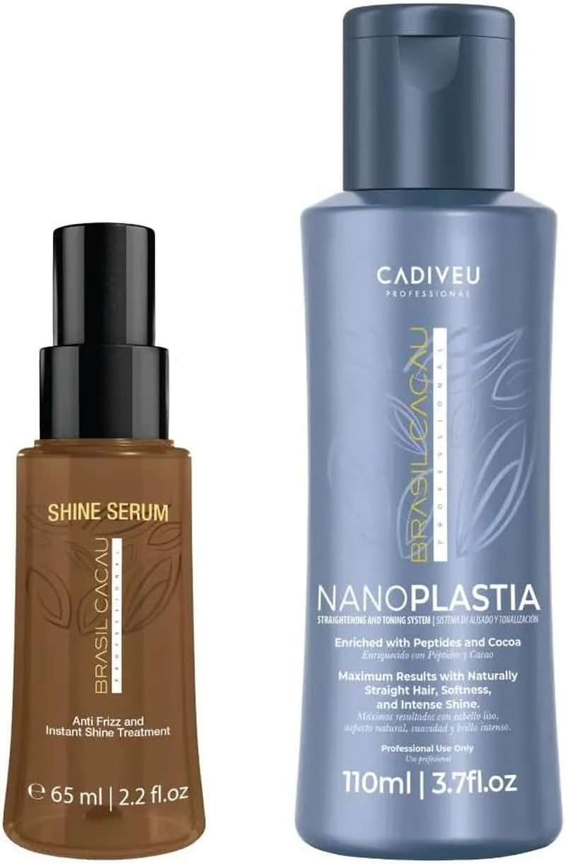 Brasil Cacau Nanoplastia 110Ml Kit (Straightening Treatment + Shine Serum) image number 1