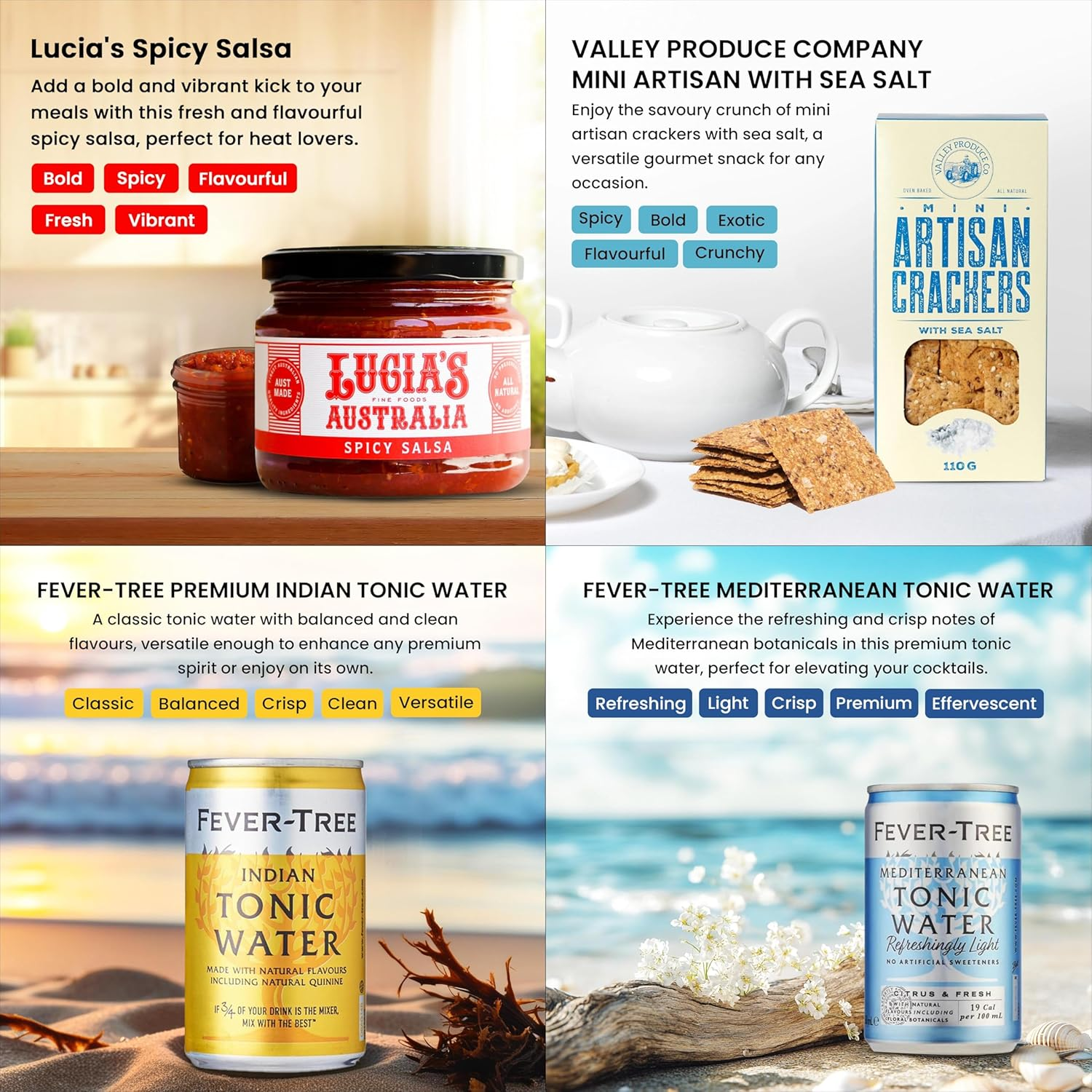 Christmas Gourmet Hamper Featuring Four Pillars Rare Dry Gin with Premium Selection of Enhancers, Snacks, and Biscuits for Festive Celebrations image number 1