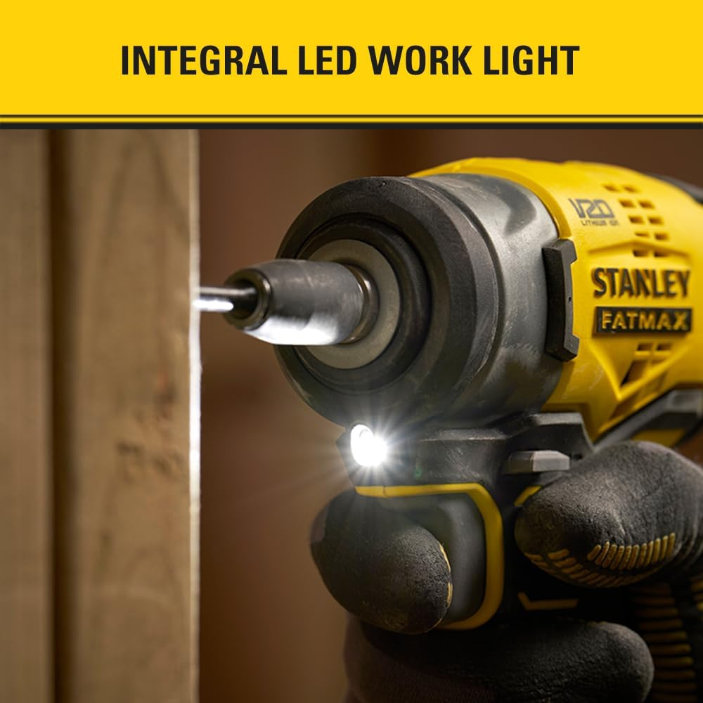 STANLEY FATMAX V20 | 18V Brushless 3/8&Prime; Impact Wrench - Compact High‑Torque for Automotive Repair, Bare Unit image number 3