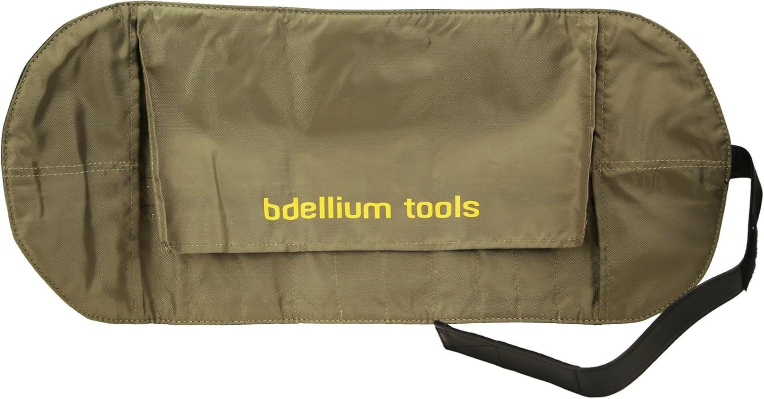 Bdellium Tools Professional Makeup Brush Travel Series - Eyes 12Pc. Brush Set with Roll-Up Pouch image number 6