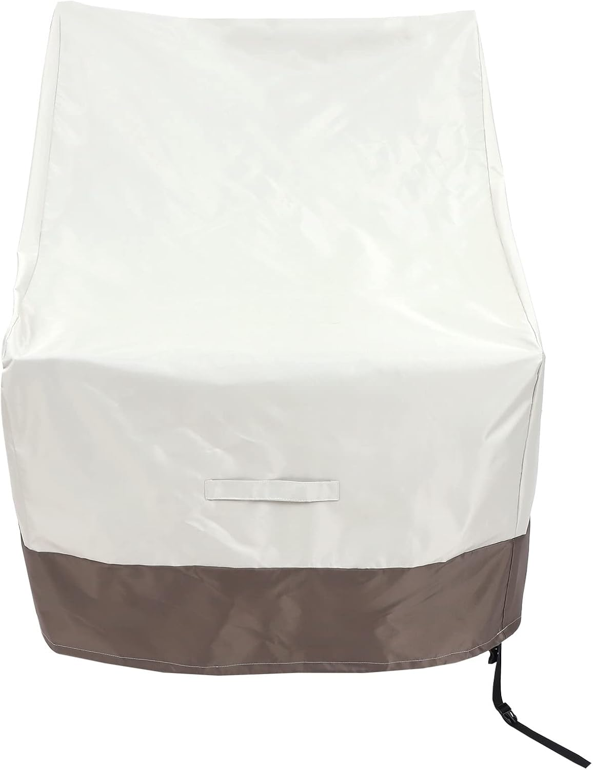 2 Pack Patio Adirondack Chair Cover 31X33X36 Inch Heavy Duty Outdoor Cover 420D, Waterproof Outdoor Lawn Patio Furniture Covers, Beige image number 5