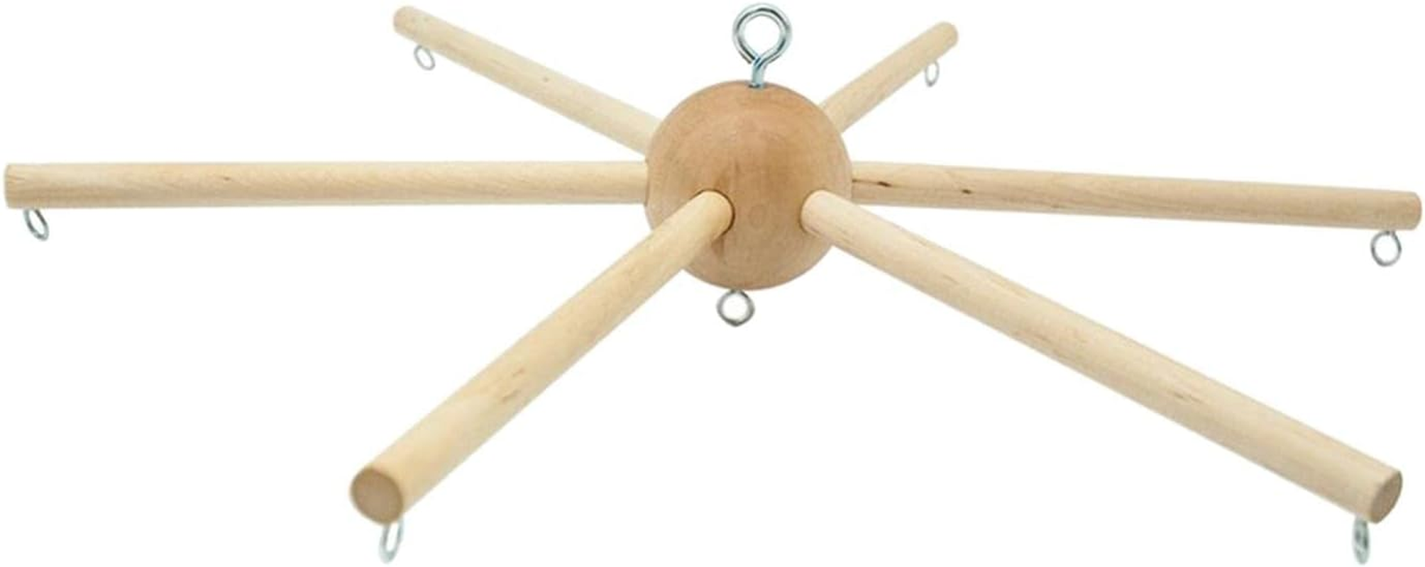 Vaveren Baby Wooden Mobile Hanger Crafts Pendant Props for Wall Hanging Infant Home Bedroom image number 1