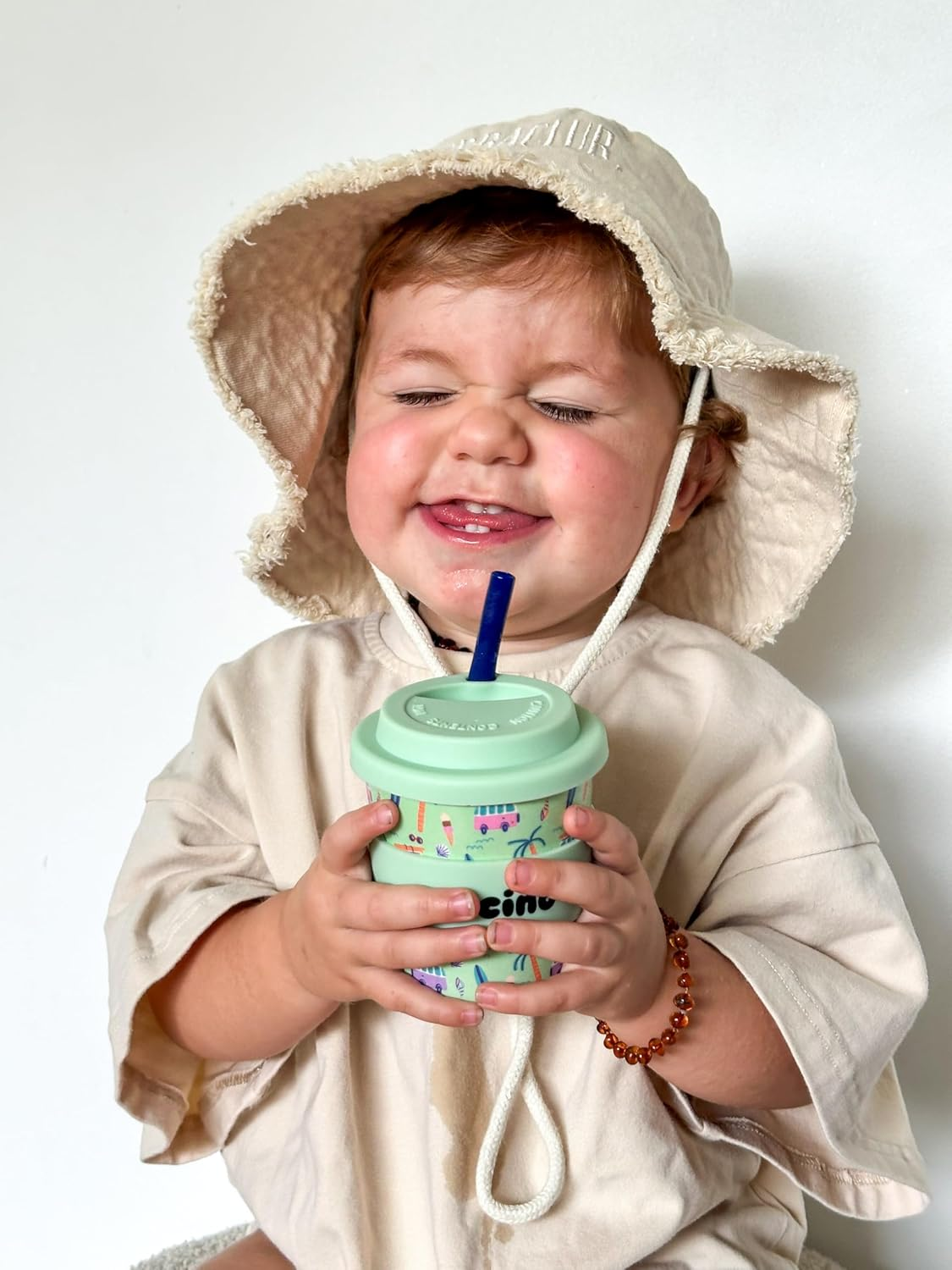 Bbcino 'Beach Bum' Reusable Babycino Cup image number 2