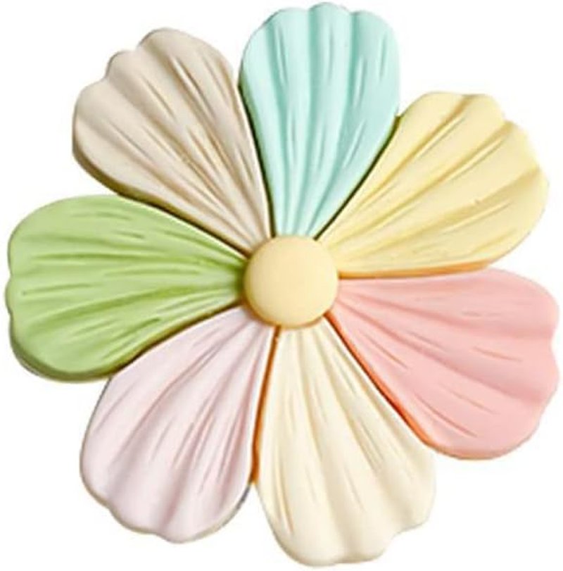 ARFUKA Phone Ring Holder Universal Phone Grip Collapsible Colored Flower Phone Grip and Phone Stand for Phones and Tablets Pack of 2 image number 3