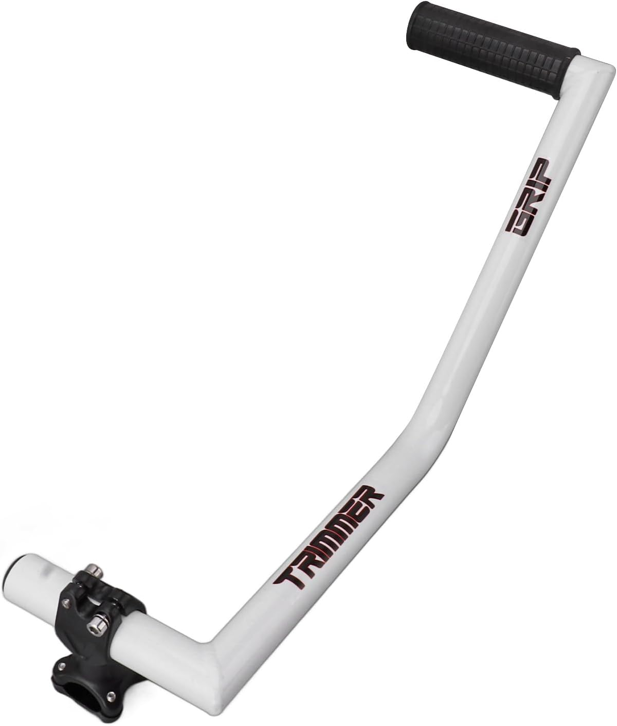 Ergonomic Lawn Trimmer Handle, Weed Eater Handle Extension with Bracket Clip, Aluminum Lawn Trimmer Handle Grip, for Lawn Care, Landscaping