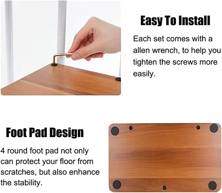 Uptyia Plant Stand 8 Tier 9 Potted Indoor Plant Shelf Multiple Stands for Garden Corner Balcony Living Room (8Tier 9 Potted-Dark Wood Grain) image number 3