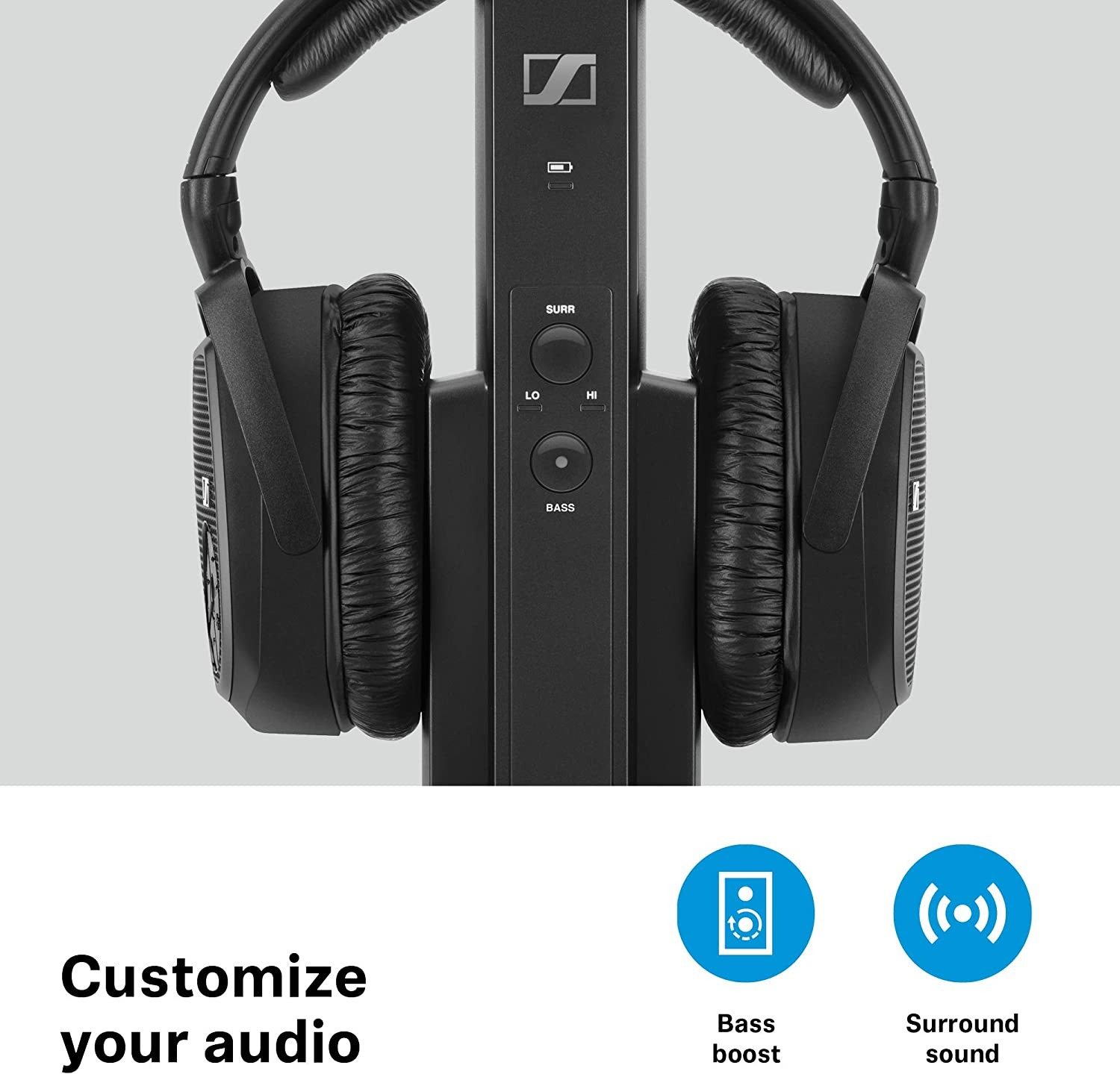 Sennheiser TV Listening Wireless Headphones RS 175, Black image number 3