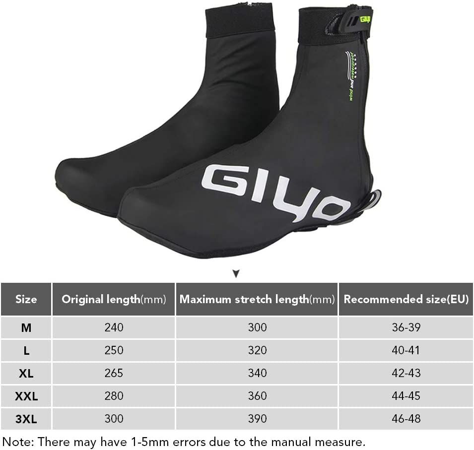 Waterproof PU Cycling Shoes Covers with Reflective Design Men Women Reusable Thermal MTB Bike Shoes Covers image number 1
