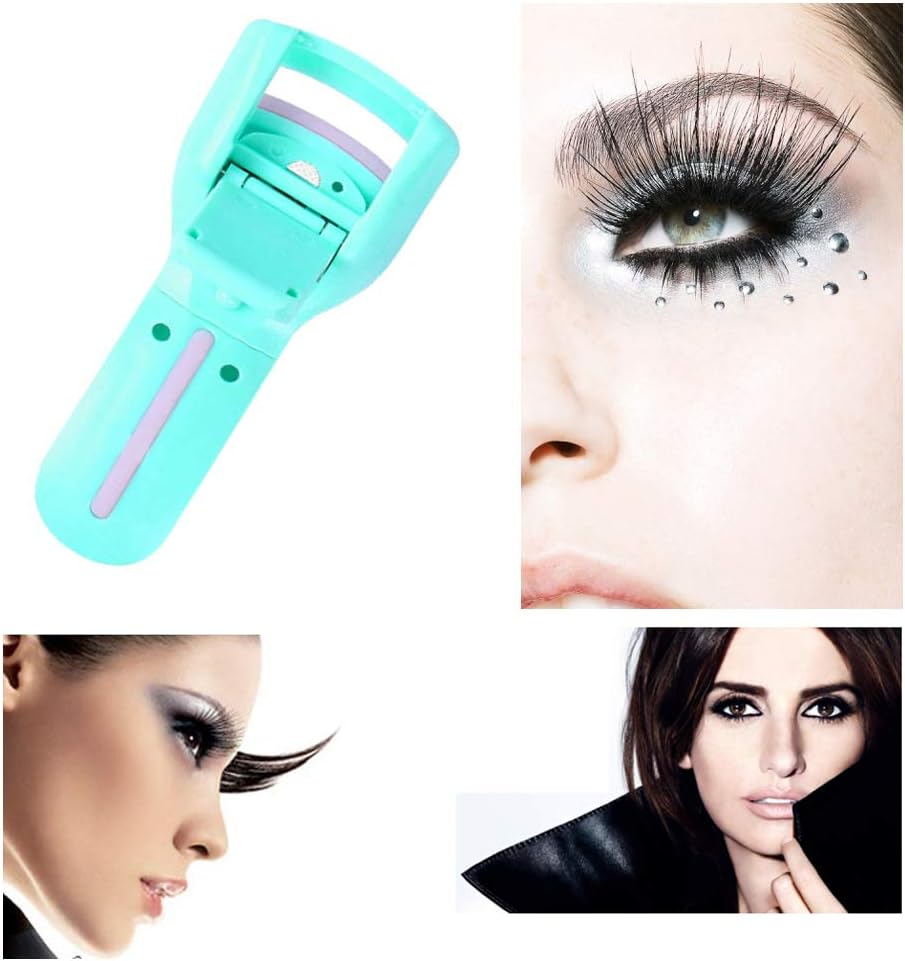 Eyelash Curlers, Eyelashes Curling for Makeup Cosmetic Beauty Tool (Blue)