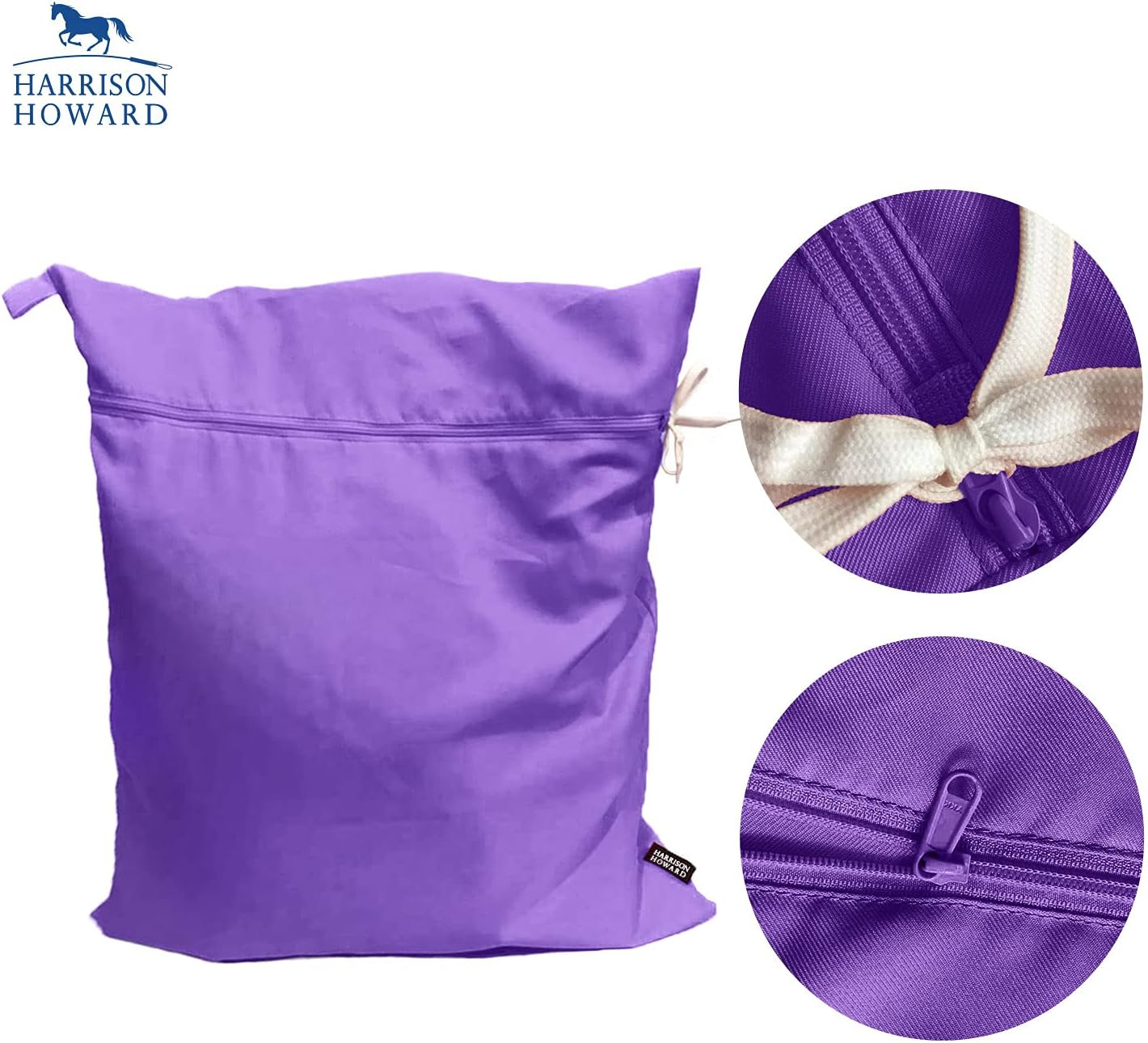 Harrison Howard Washing Bag Wash Dog Horse Hair Laundry Rug Sheet Boots - Neon Green image number 6