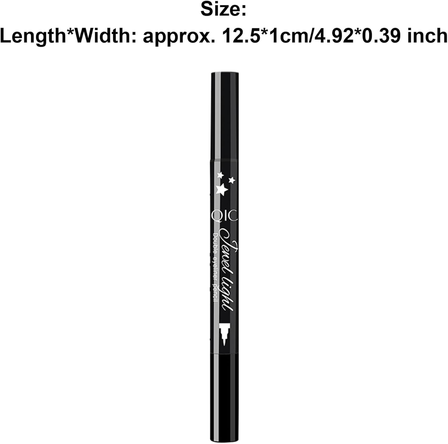 4 in 1 Winged Eyeliner Stamp Stars Hearts Flowers Moon Perfect Symmetrical Eye Makeup Tool Waterproof Quick Drying Type a One Size image number 1