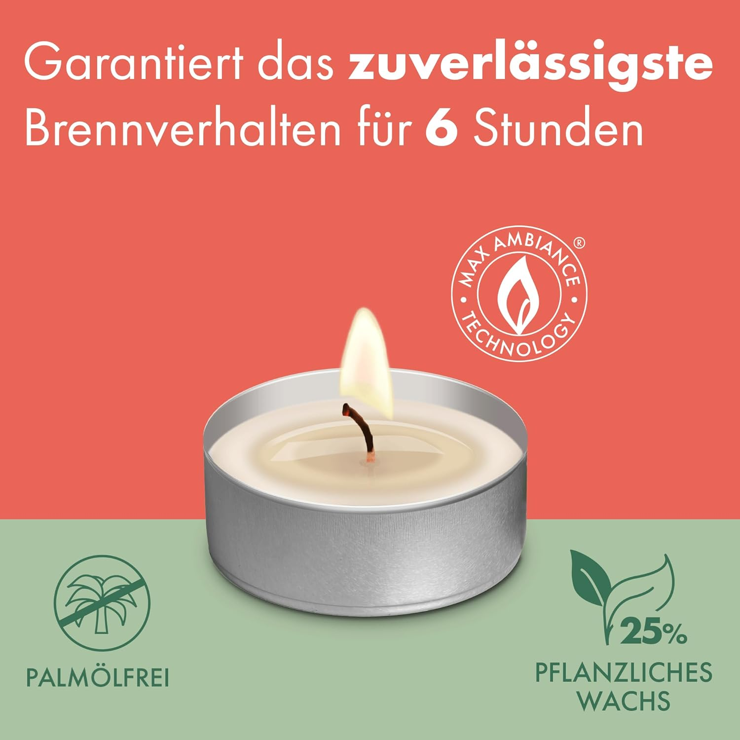 Bolsius - Bulk Pack Tea Lights - 240 Pieces - 6 Burning Hours - White - Contains Natural Plant Wax - Length Burning Time - Decorative Household Candles - without Palm Oil image number 6