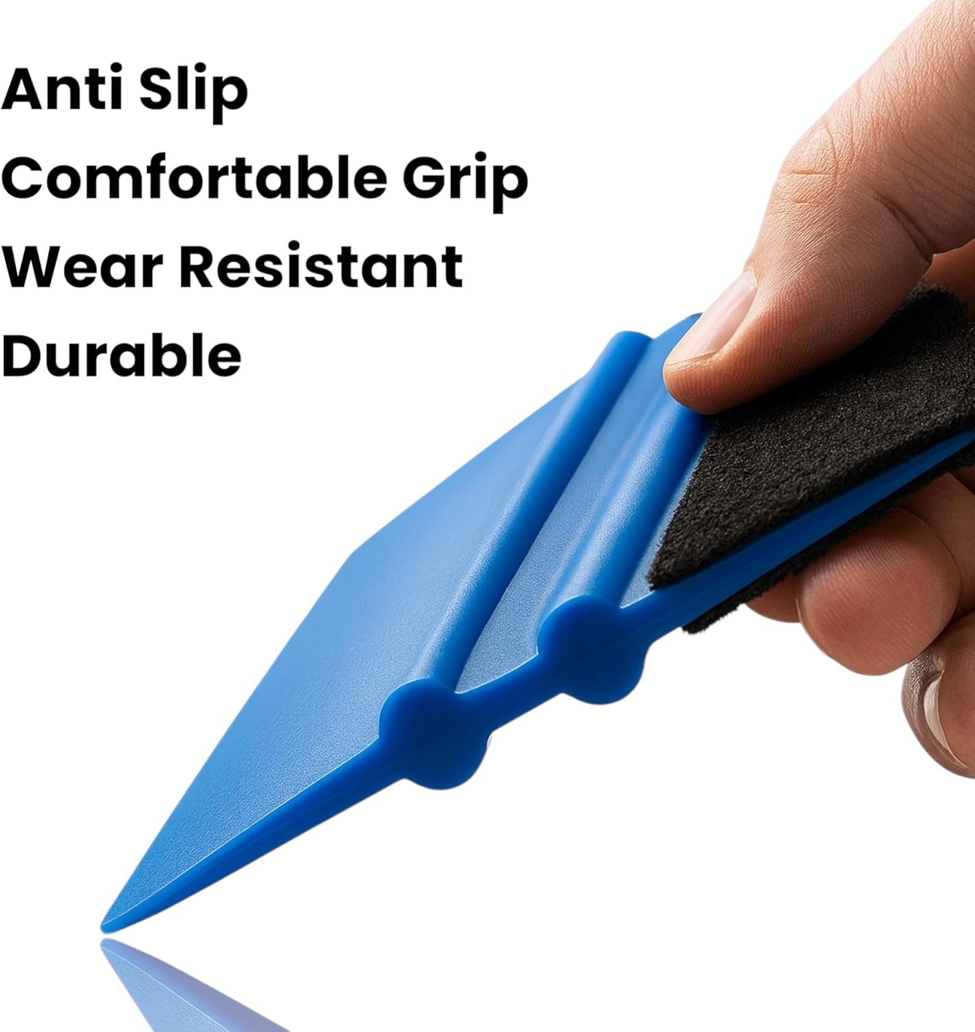 Vinyl Wrap Squeegee with Felt Edge, Applicator Tool for Car Wraps, Window Tints, Decals, Cricut & Furniture Vinly Film image number 3