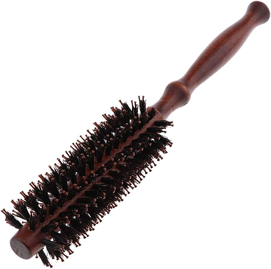 Anti-Static round Hairbrush Hair Curling Styling Blow Dry Rolled Brush Comb M