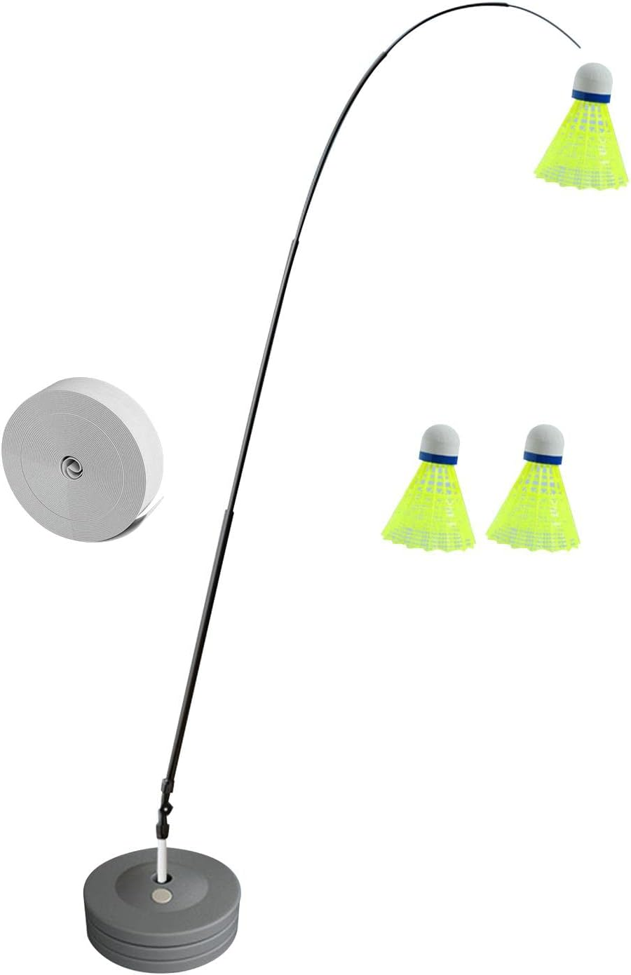 Zxpjkyu Sports Badminton Solo Exercise Equipment Portable Self-Practice Tool for Kids and Women