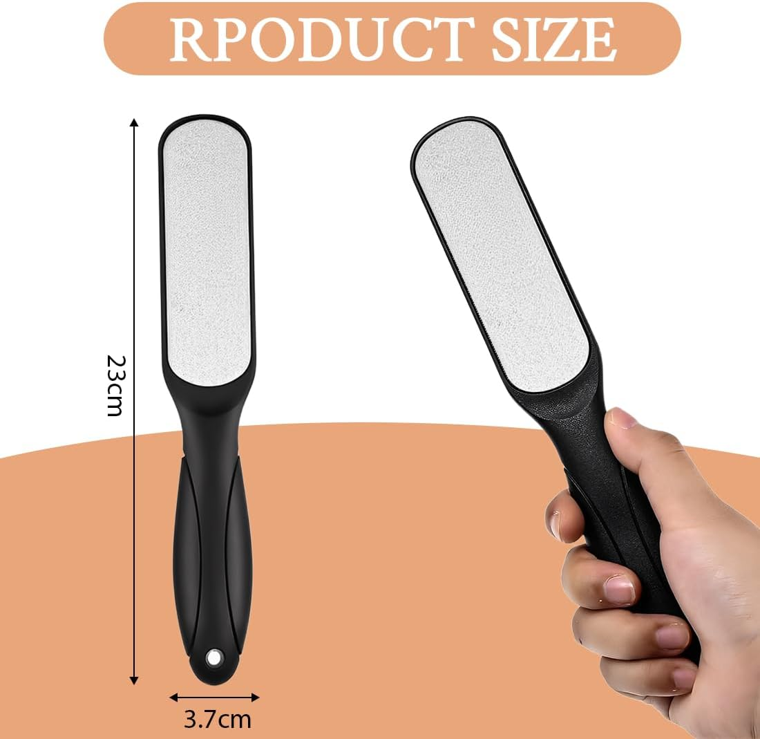 1 Pack Black Callus Rasp, Stainless Steel Double-Sided Callus Rasp Foot for Wet and Dry Cracked Feet image number 3