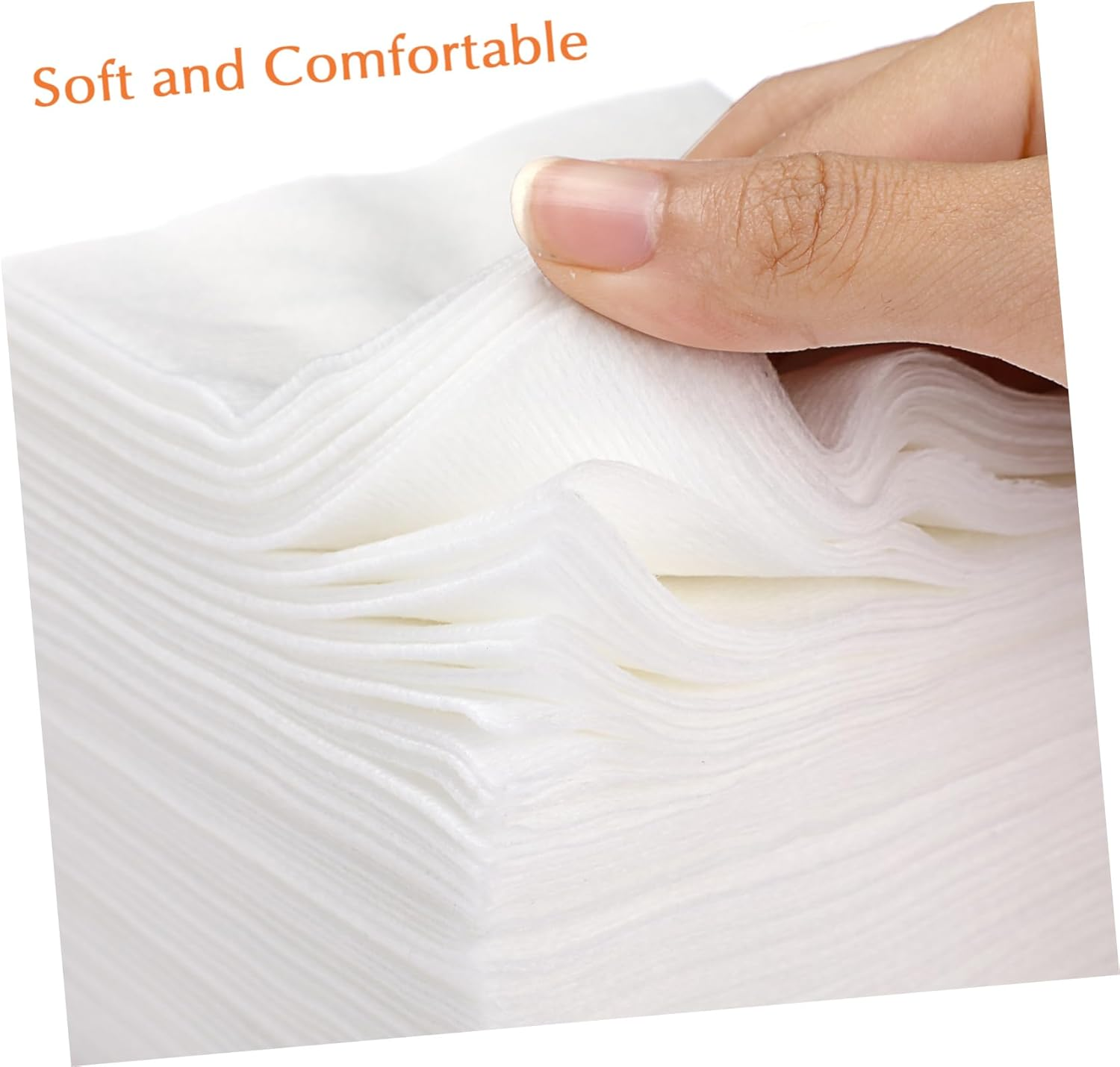 CLISPEED 200Pcs Non Woven Sponge for Care Supplies First Aid Supplies Non Woven Fabrics Extra Soft for Wounds image number 1