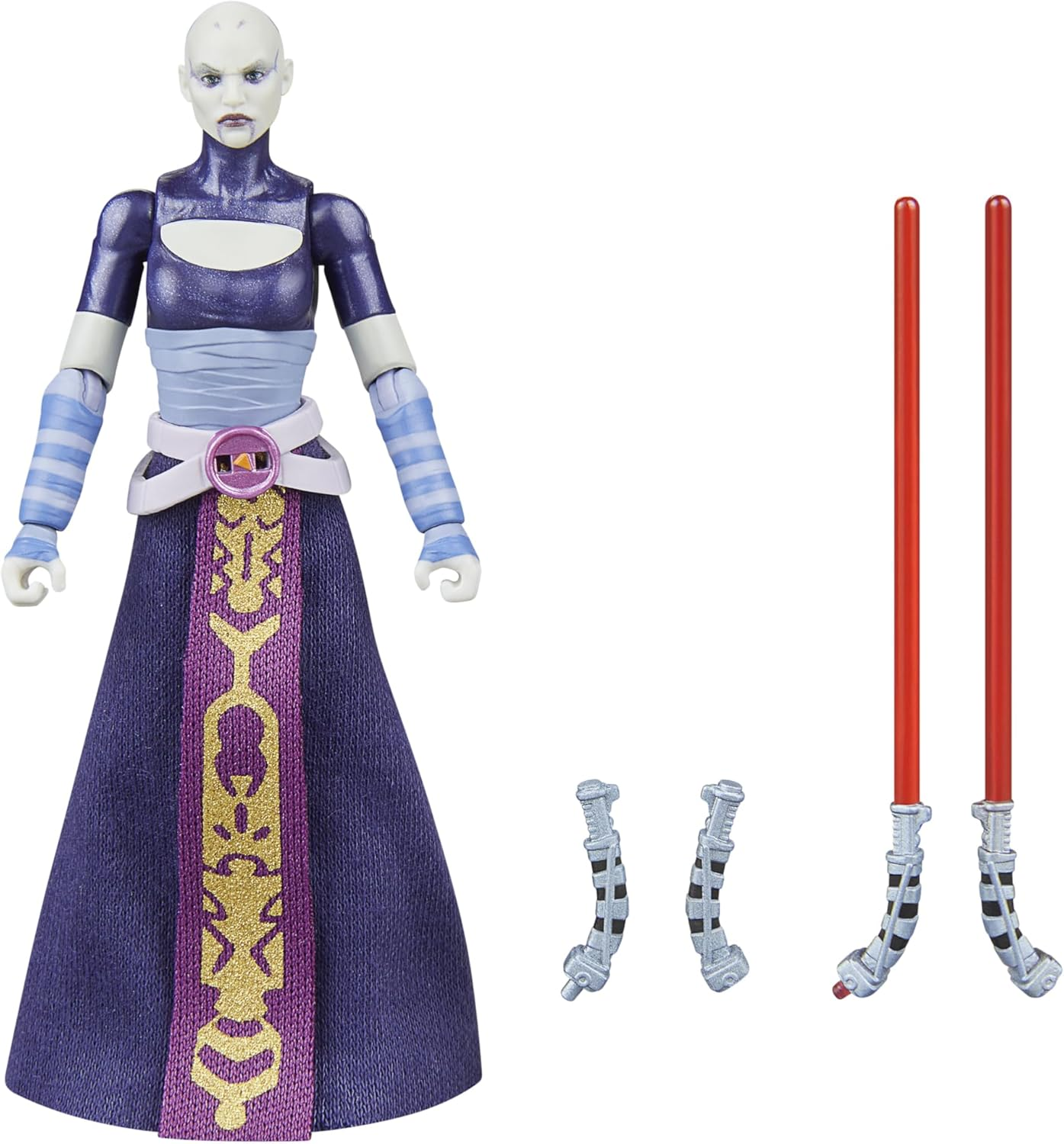 Star Wars the Vintage Collection Asajj Ventress, Star Wars: the Clone Wars 3.75 Inch Premium Collectible Action Figure image number 6