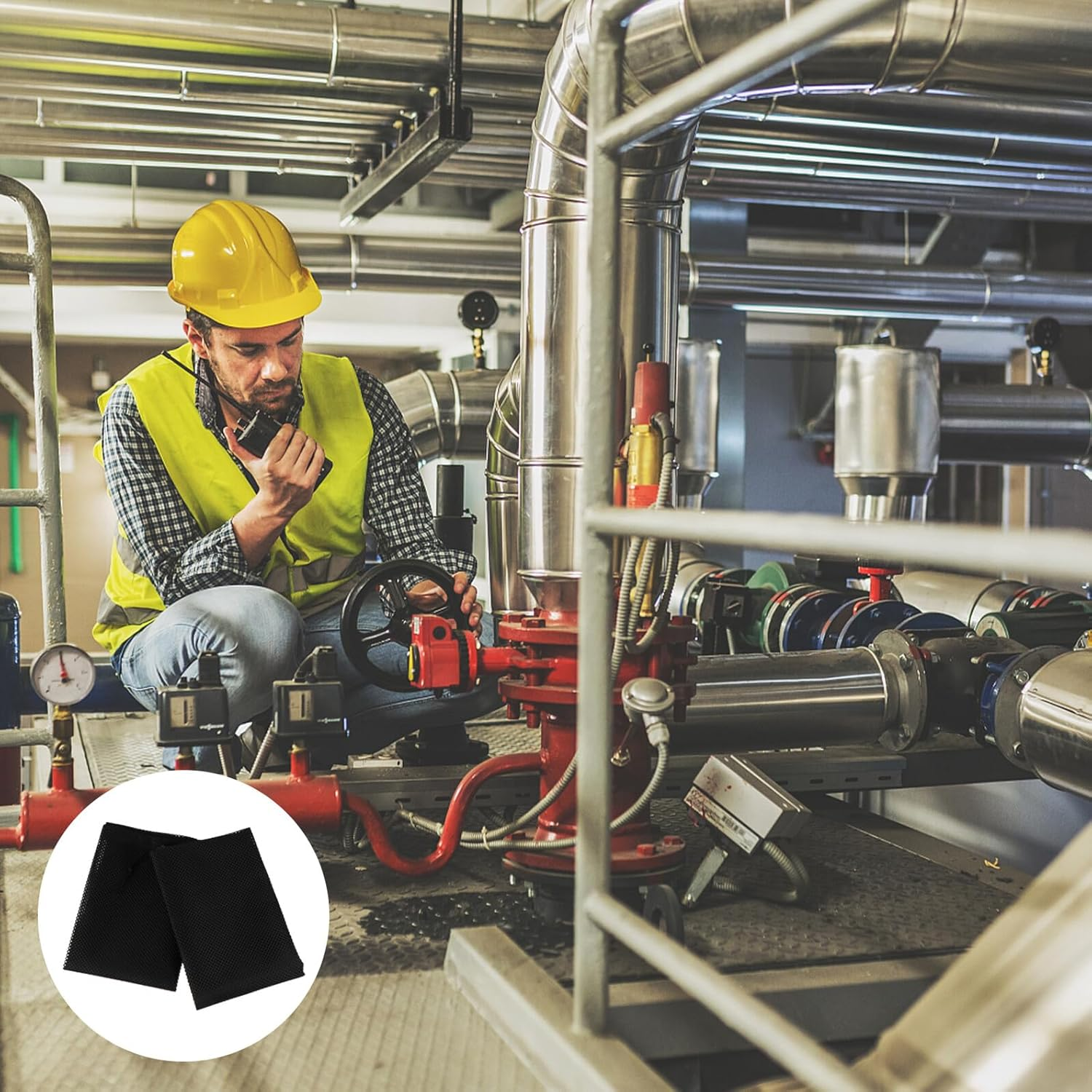 2Pcs Water Pump Filter Bags Large Mesh Drawstring Pump Barrier Pouch for Debris Protection Aquarium Swimming Pool Mesh Filter image number 1