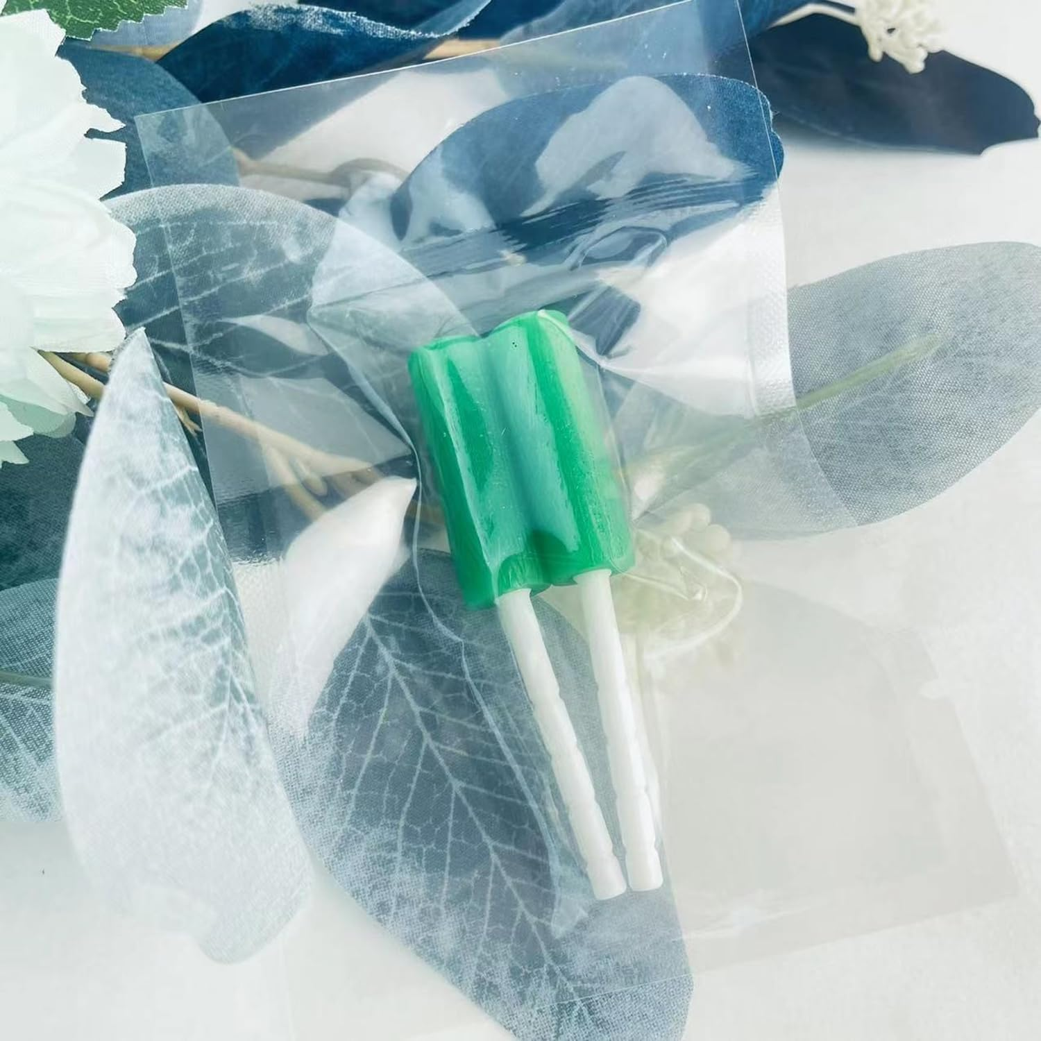 Orthodontics Chewies for Aligner Trays, 4 Pcs Mint Scented Aligner Chewies, Non-Slip, Dental Care, Ruibex