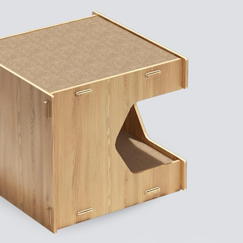 Indoor Cat Nest Four-Season Cat Nest Enclosed Cat House Solid Wood Pet Nest image number 2
