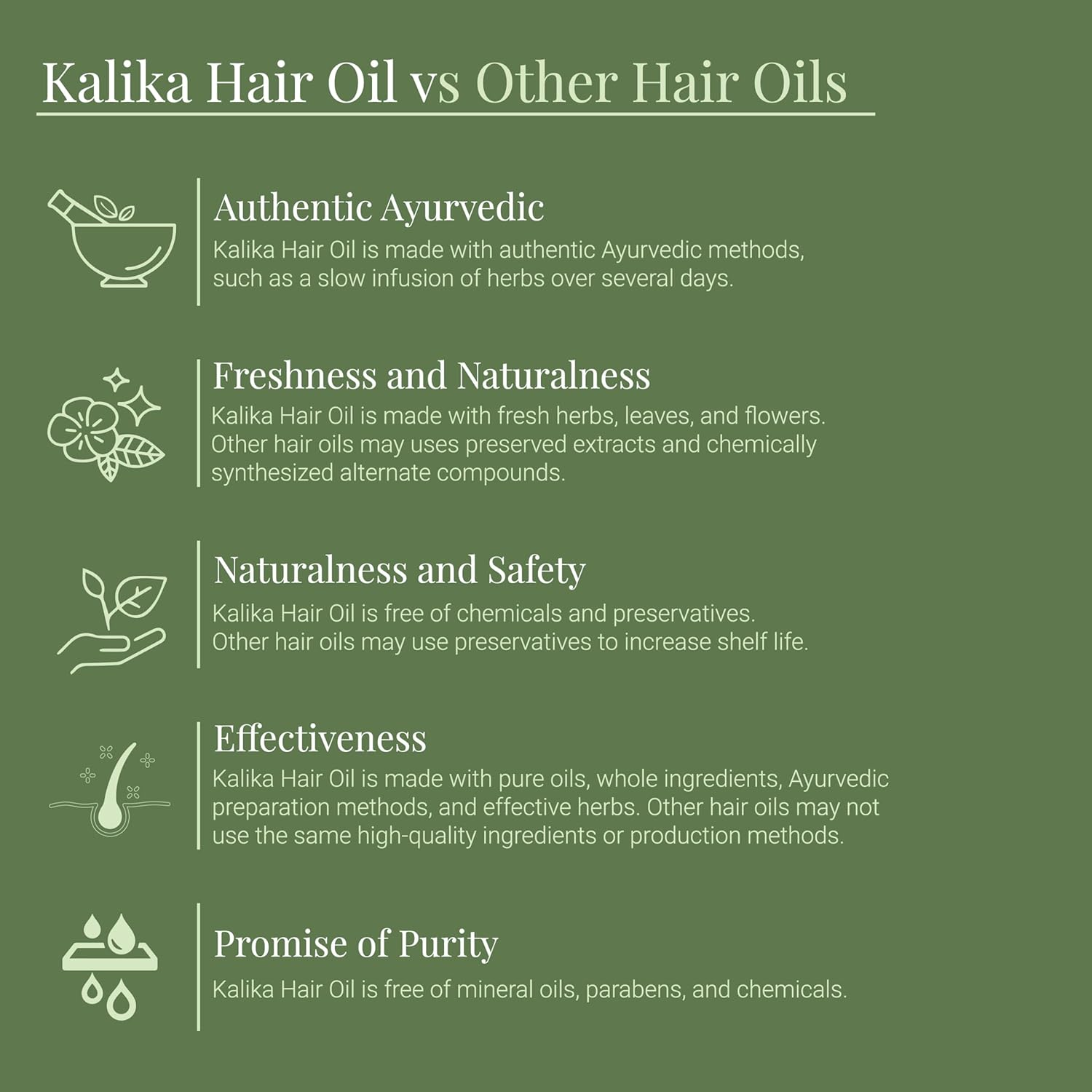 Satthwa Kalika Hair Oil - Make Your Hair Naturally Darker (150Ml) image number 4