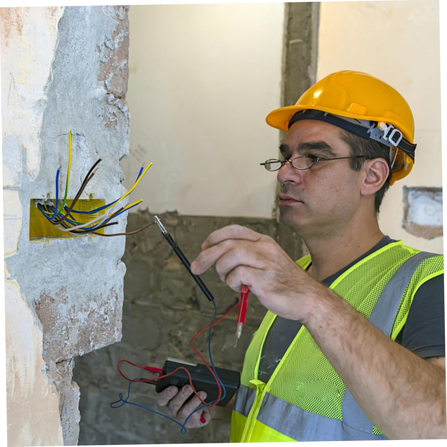 WHAMVOX Test Needle Test Lead Probe Multimeter Diagnostic Tool with 2Mm Jack Stainless Steel Pointed Tips 2Pcs for Automotive and Industrial Use