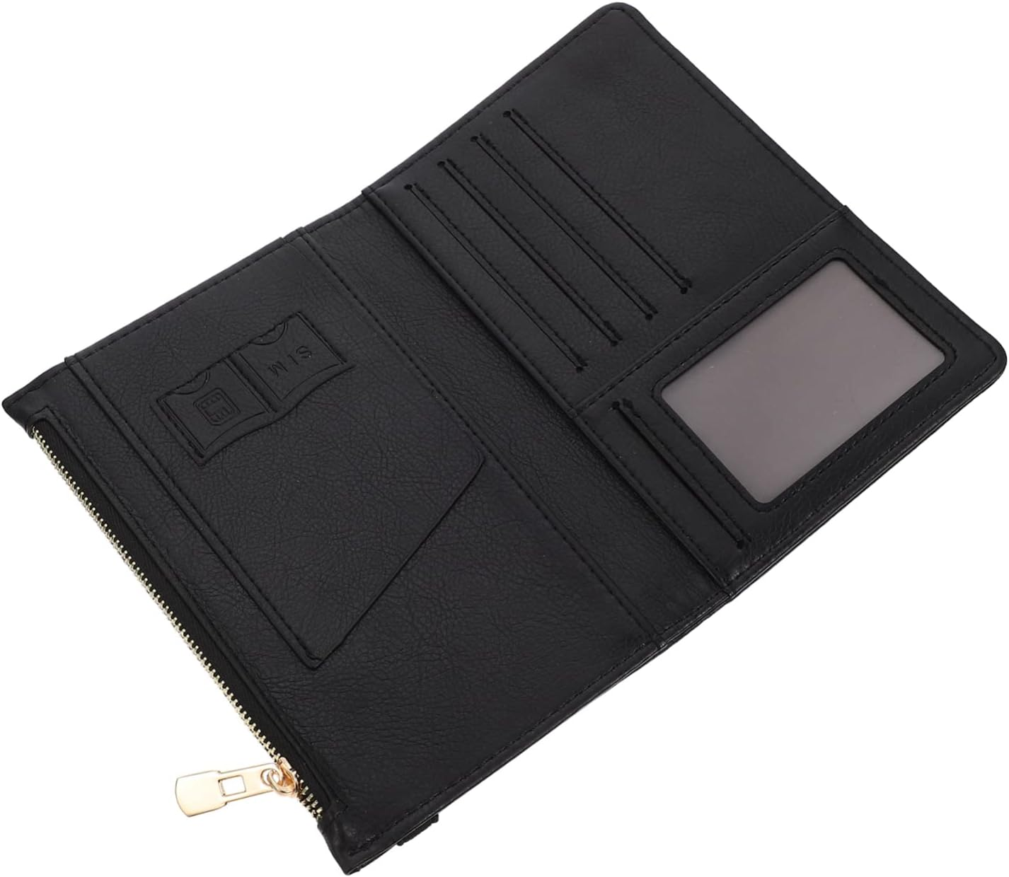 OATIPHO Passport Bag Pu Shell Protective Cover Cardholder Passport Cover for Travel Document Holder Simple Design Cards Organizer and Cards